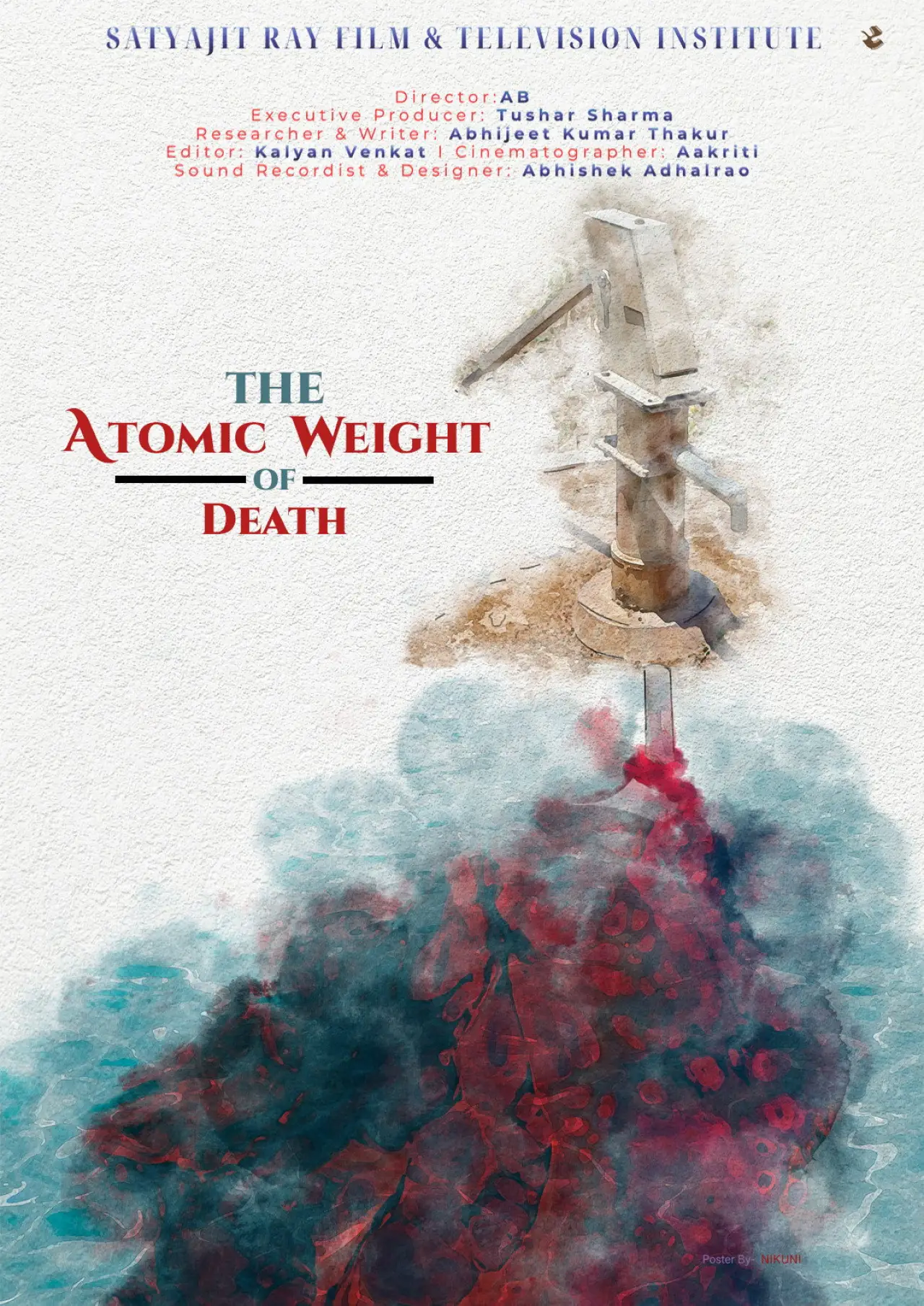 Movie poster "The Atomic Weight of Death"