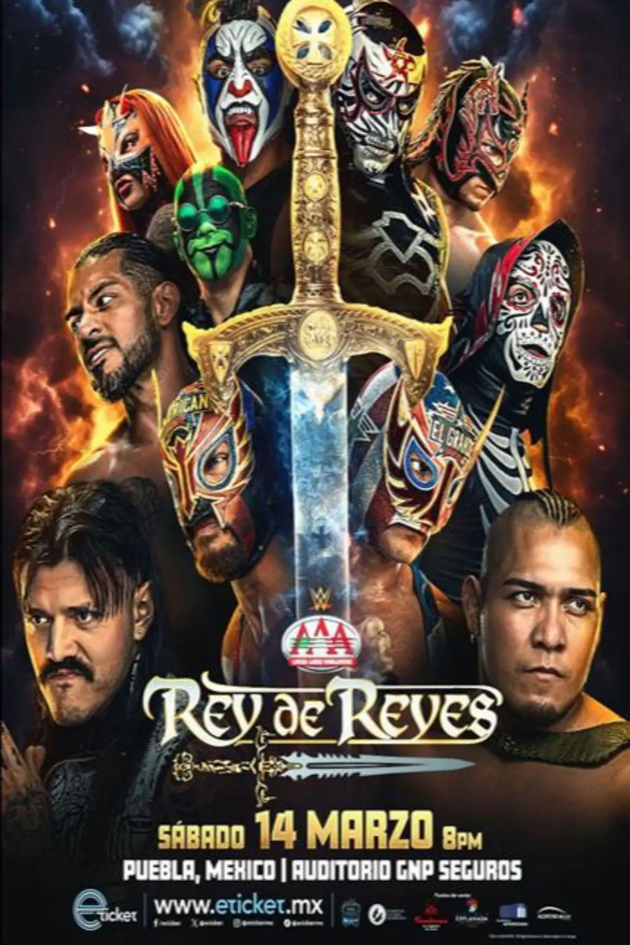Movie poster "AAA Rey De Reyes 2026"