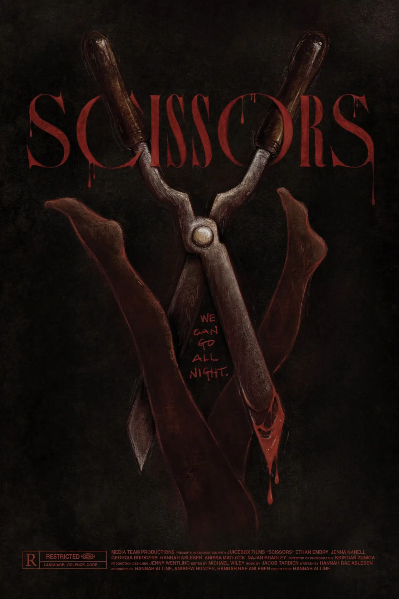 Movie poster "Scissors"