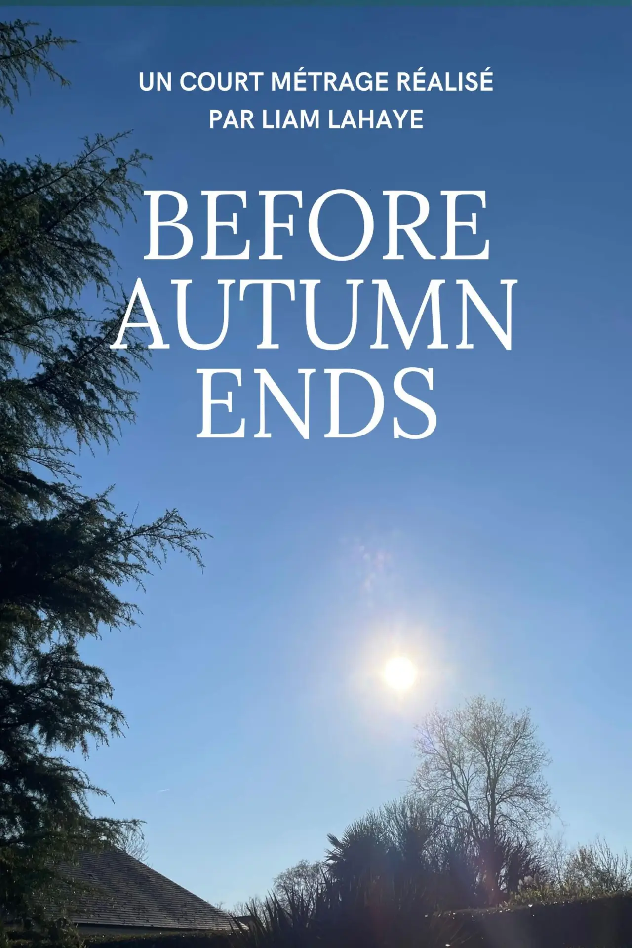 Movie poster "Before Autumn Ends"