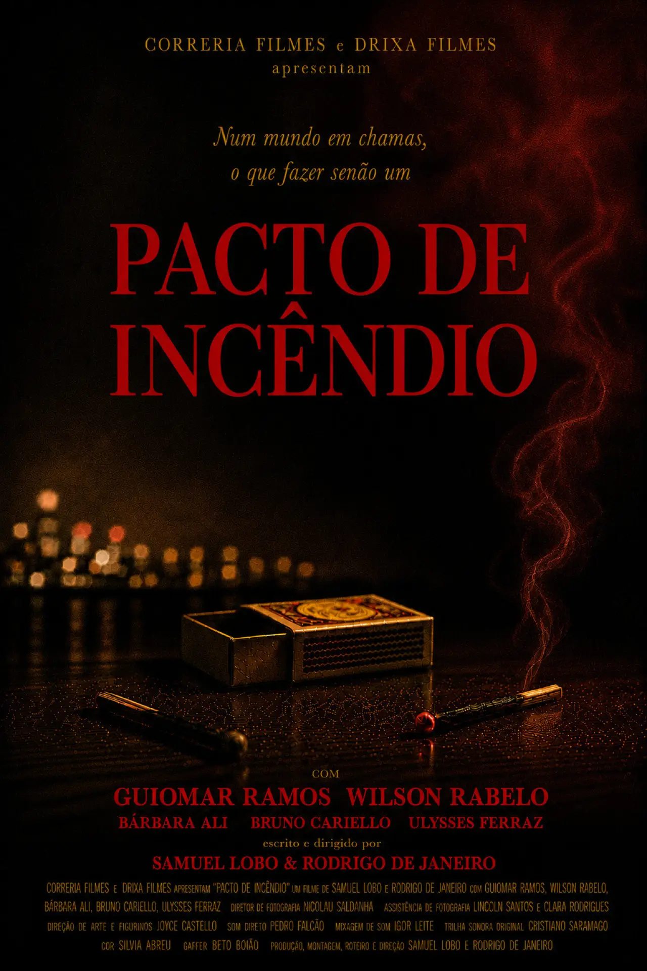 Movie poster "Pacto de Incêndio"