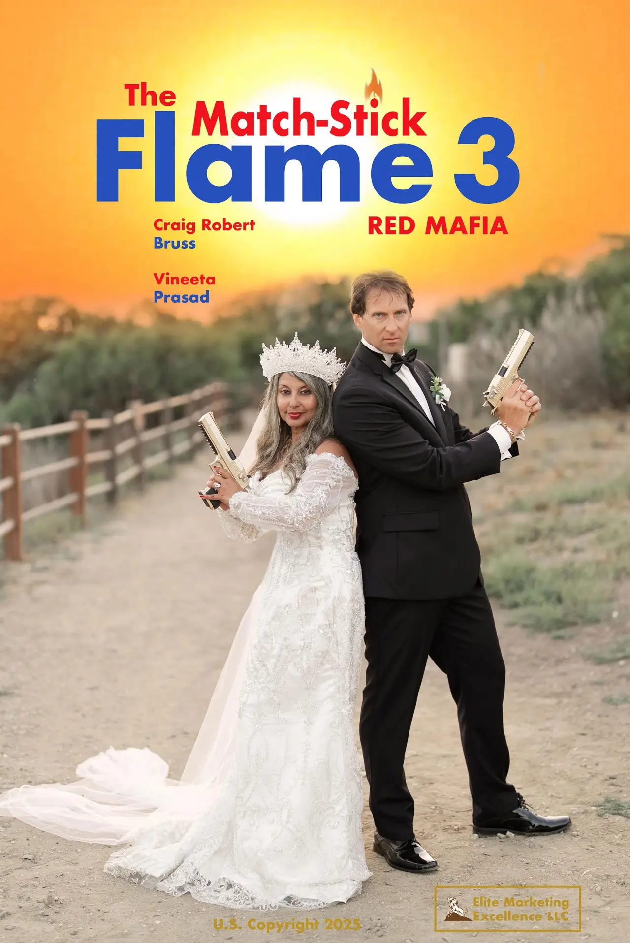 Movie poster "The Match-Stick Flame 3: Red Mafia"