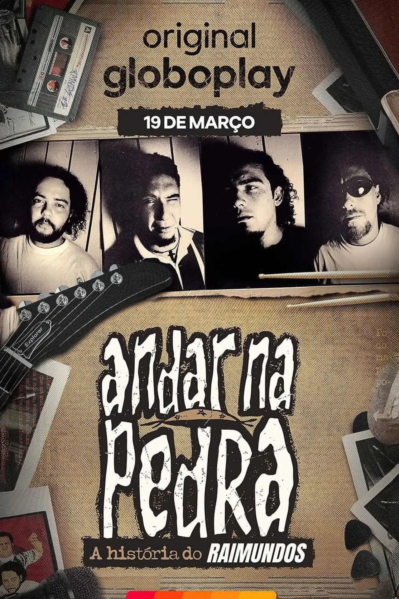 Movie poster "Andar na Pedra: A História do Raimundos"
