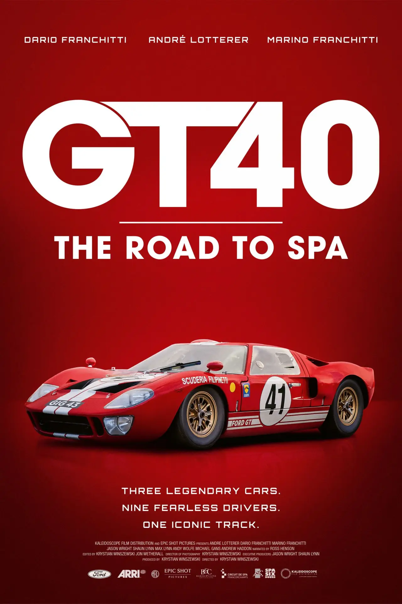 Movie poster "GT40: The Road to Spa"
