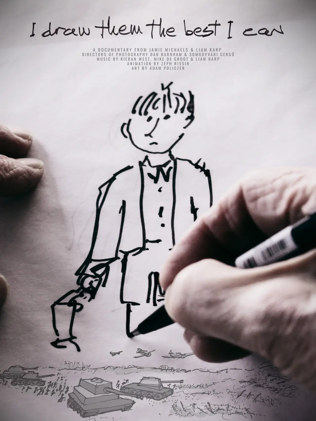 Movie poster "I Draw Them The Best I Can"