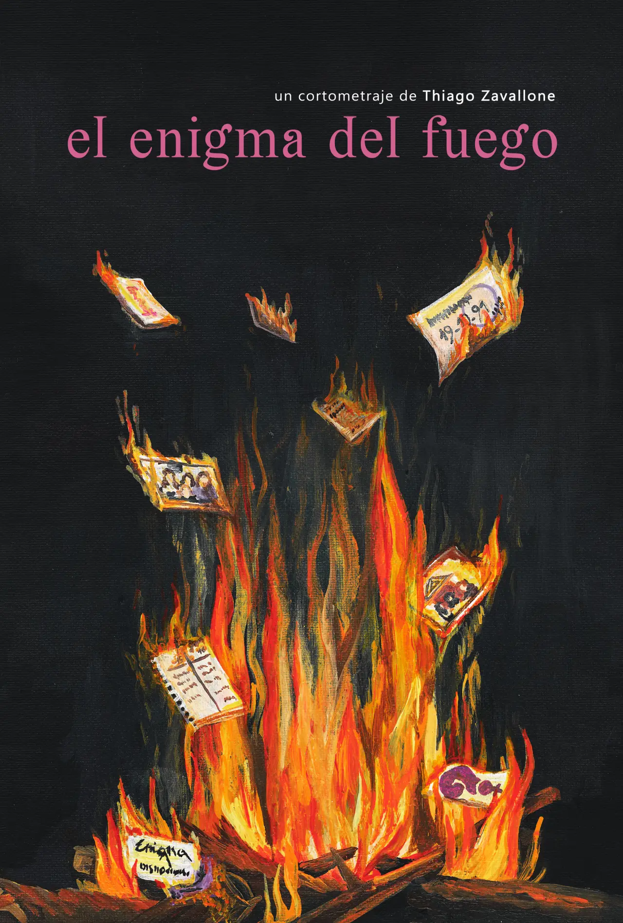 Movie poster "Fiery Enigma"