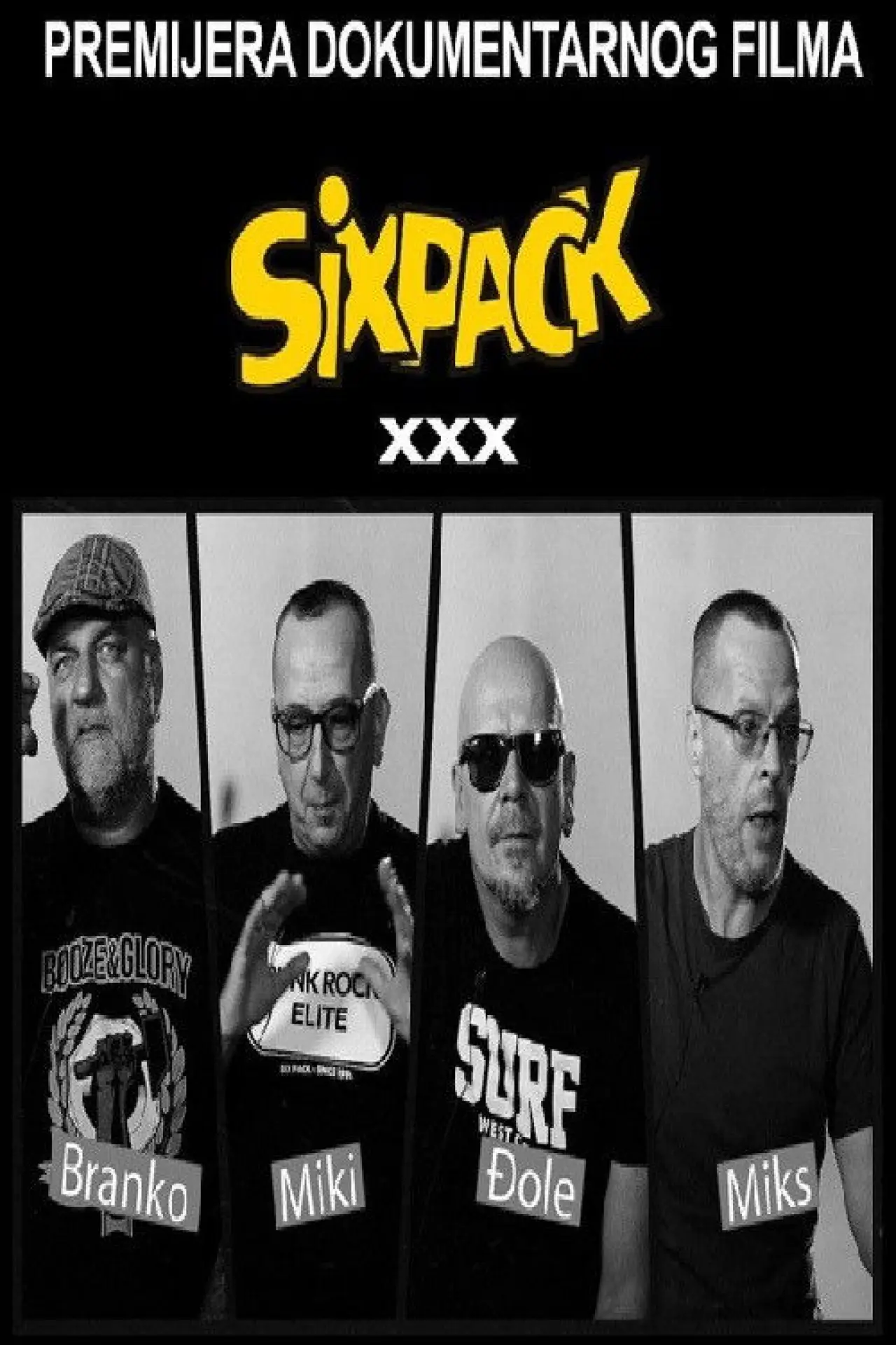 Movie poster "Six Pack XXX - 30 Years of Band"