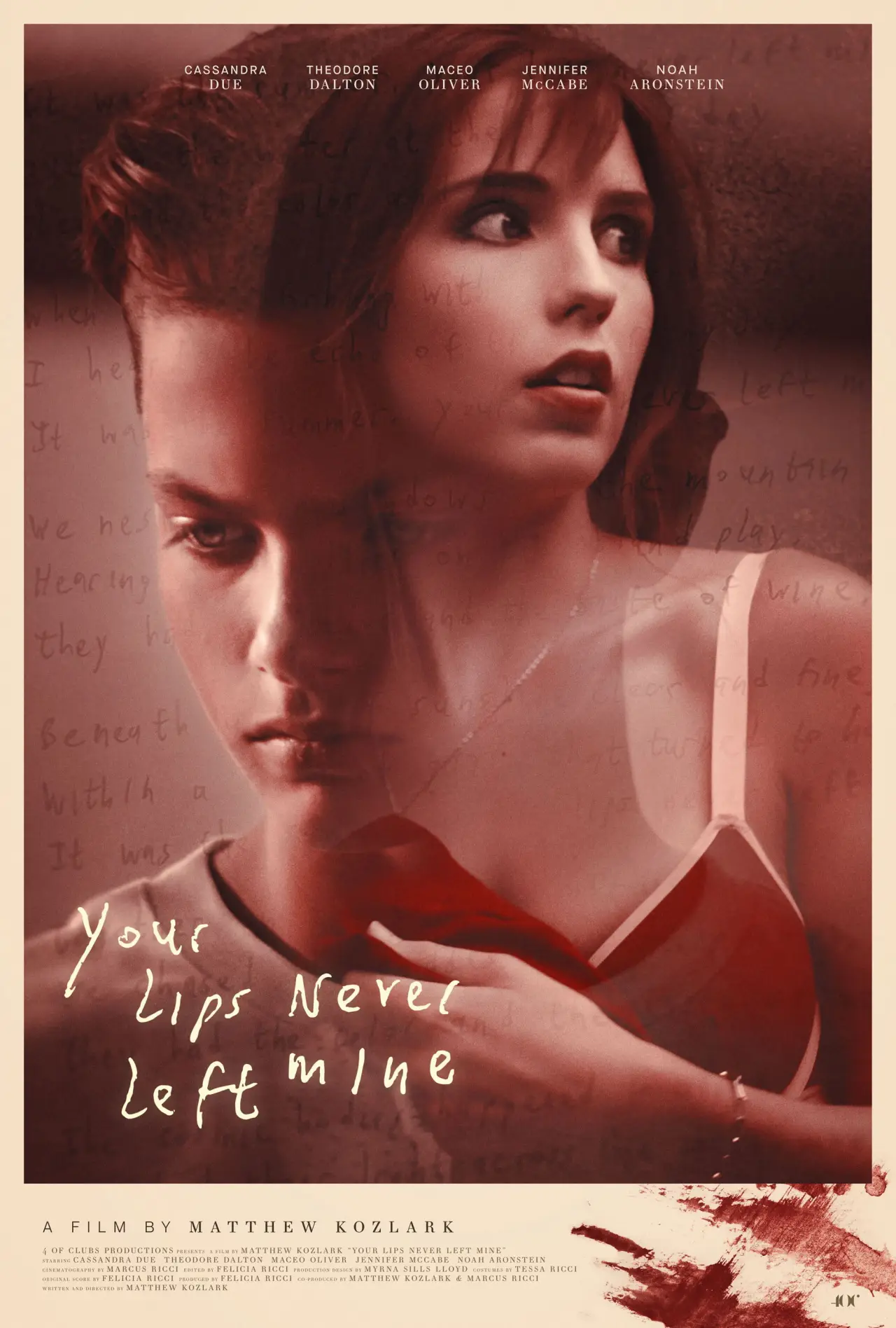 Movie poster "Your Lips Never Left Mine"
