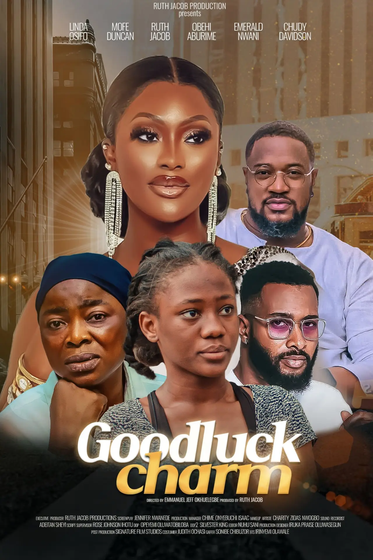 Movie poster "Goodluck Charm"