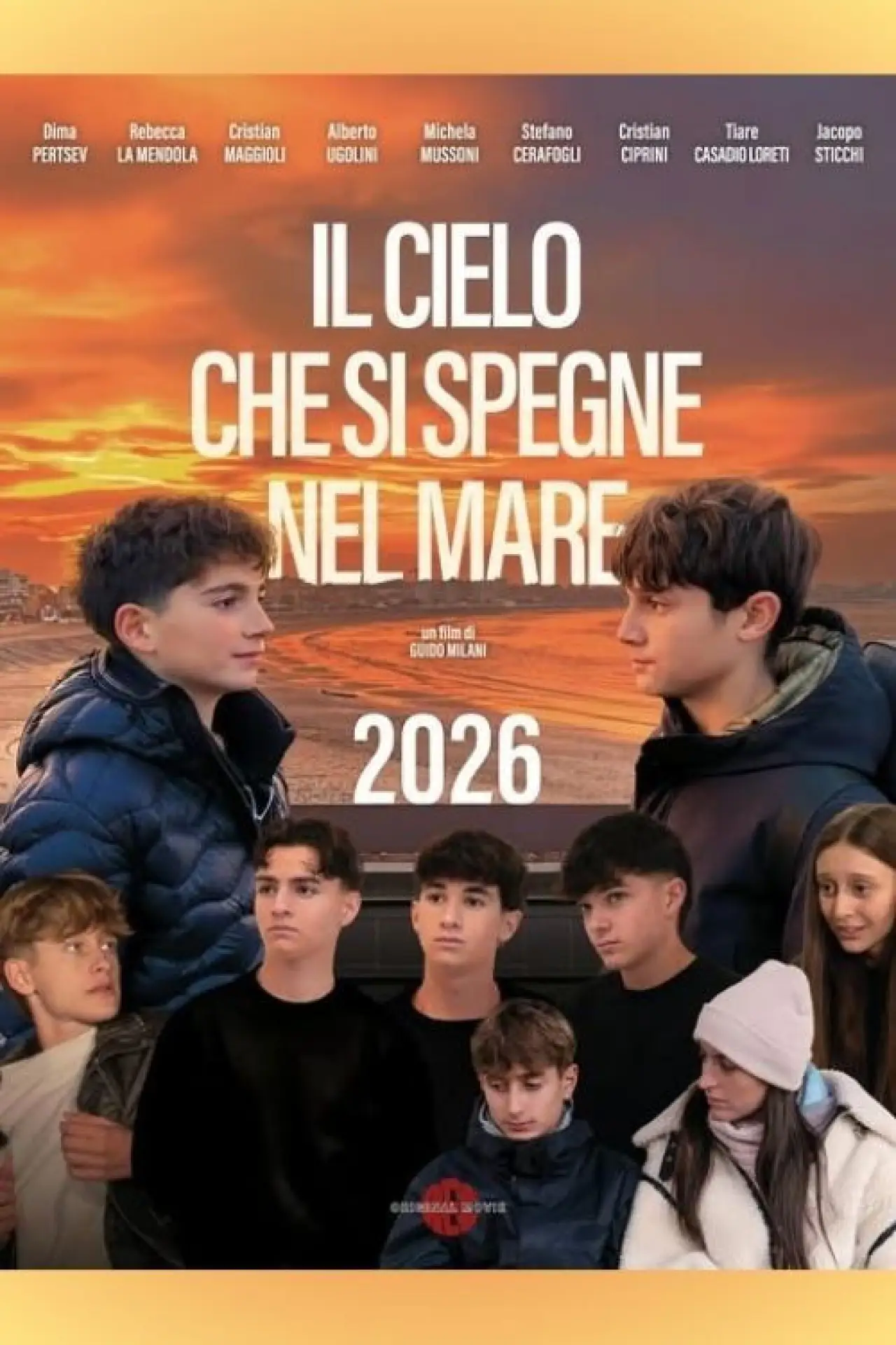 Movie poster "Il cielo che si spegne nel mare"