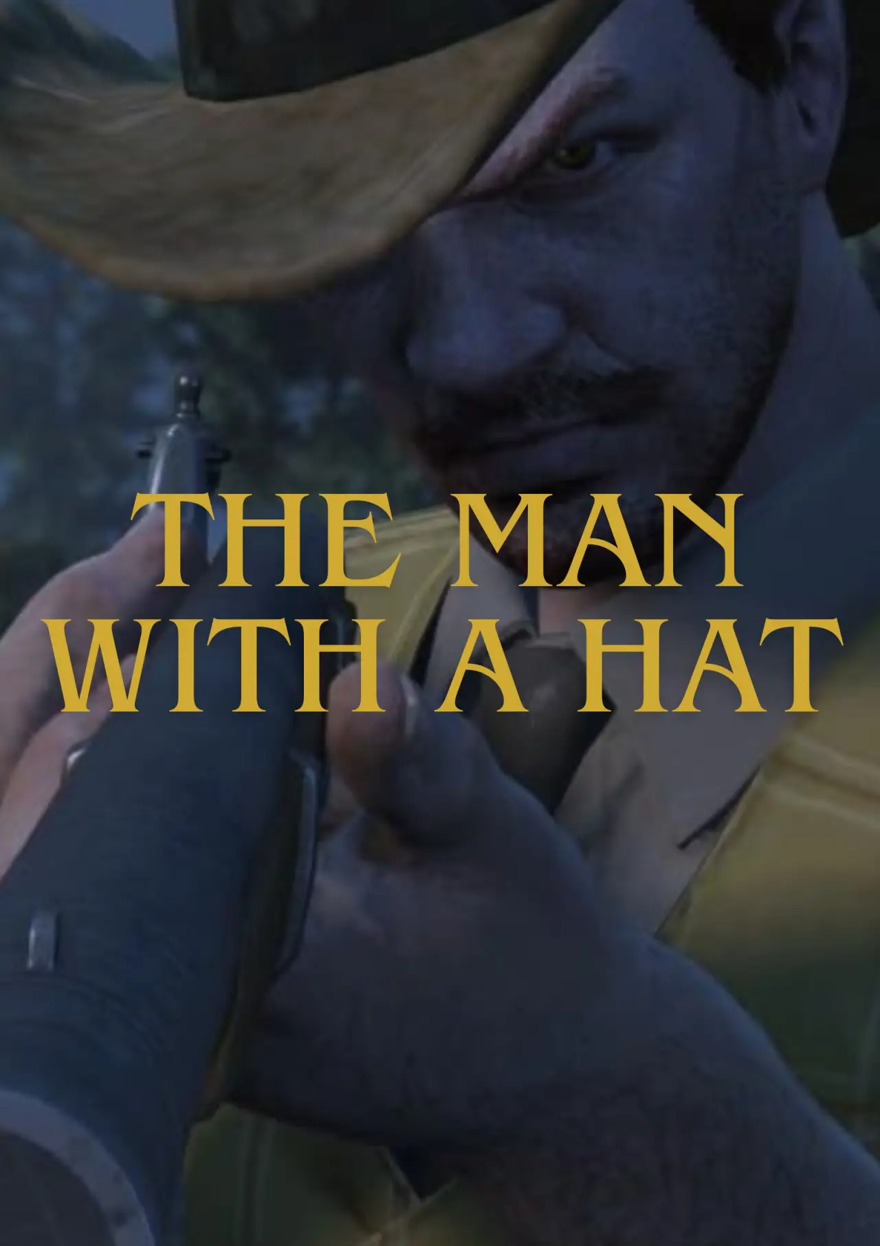 Movie poster "The Man with a Hat"