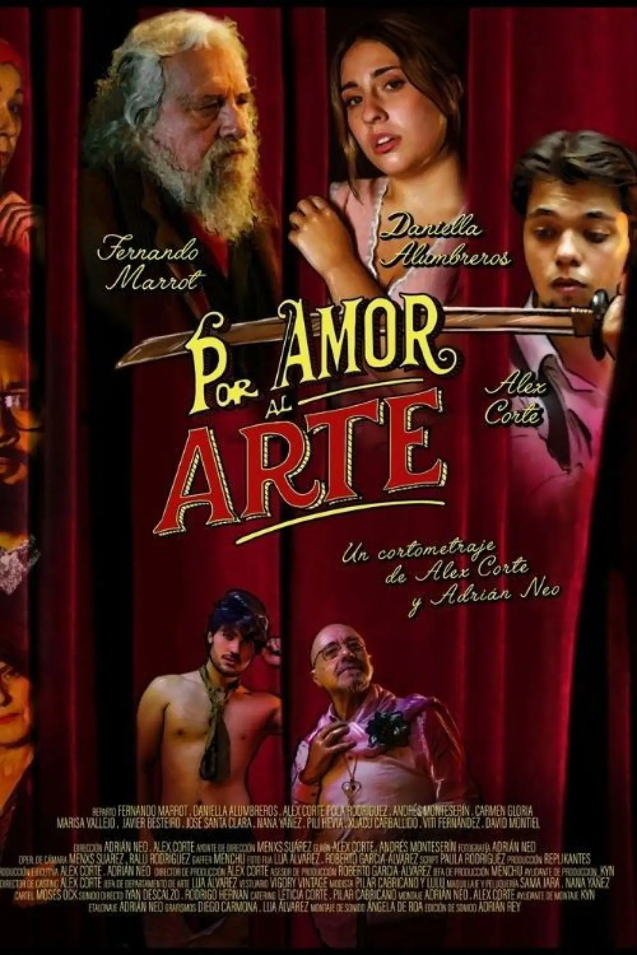 Movie poster "Por amor al arte"