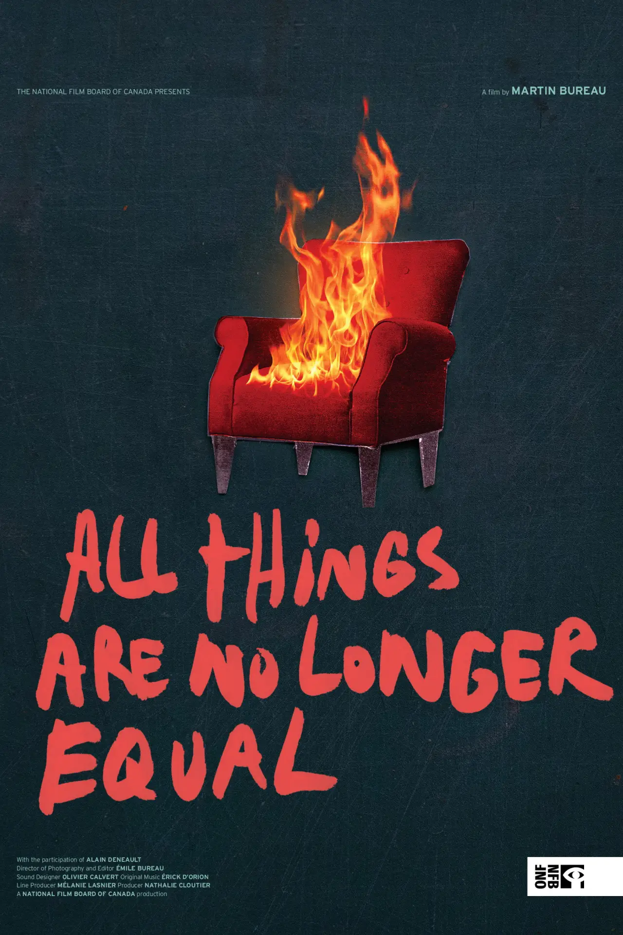 Movie poster "All Things Are No Longer Equal"