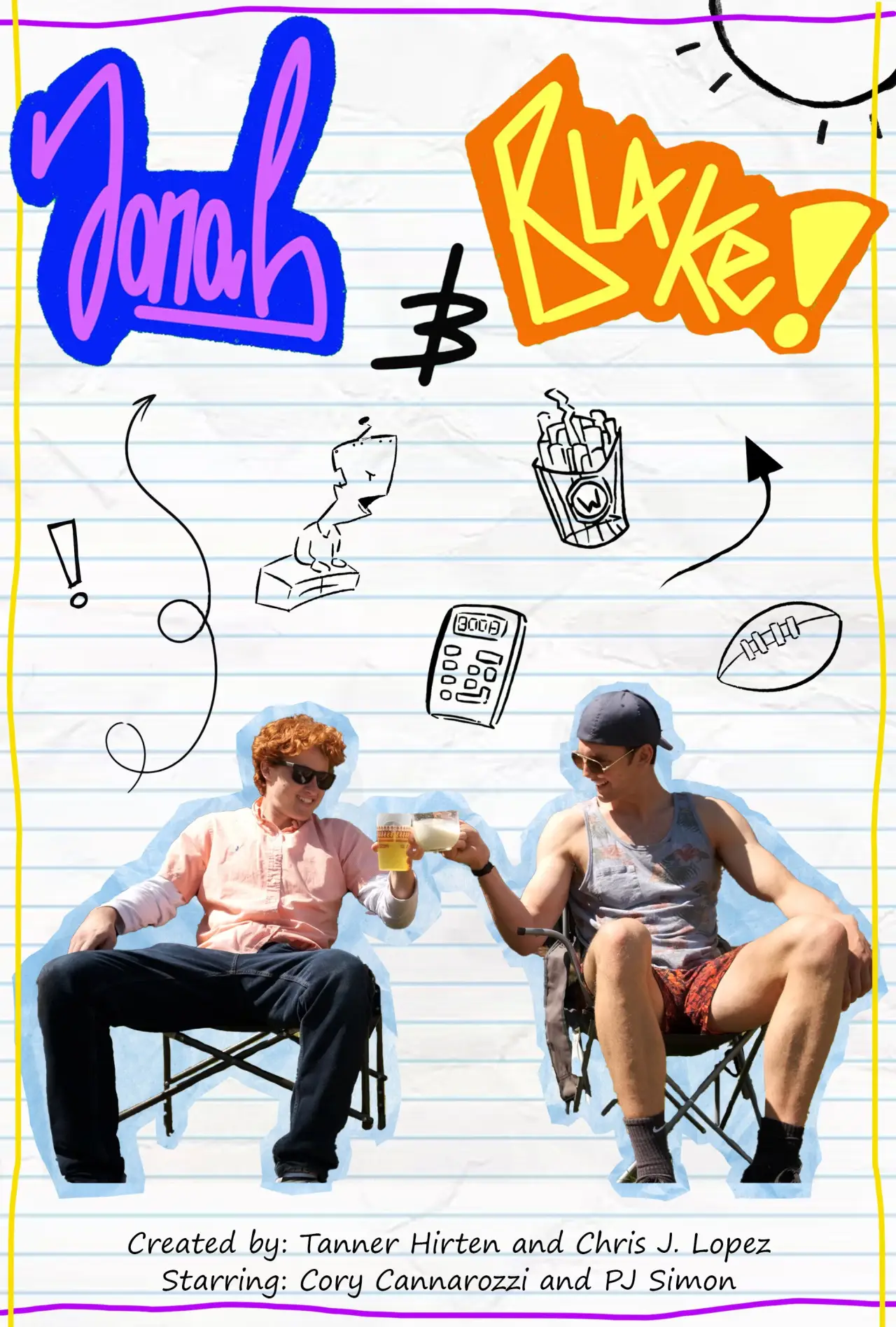 Movie poster "Jonah and Blake in: Dude, We Killed Our Mom!"