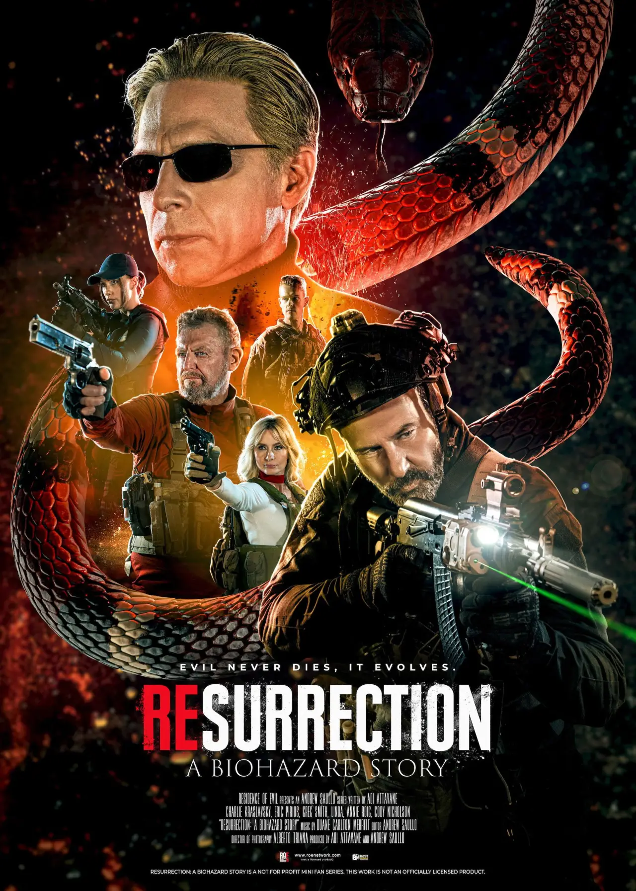 Movie poster "Resurrection: A Biohazard Story"