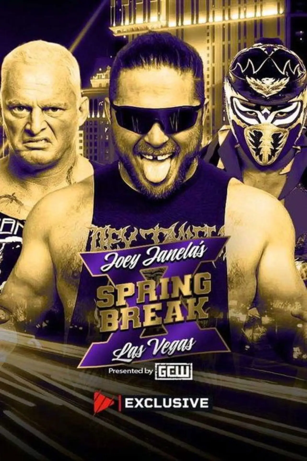 Movie poster "Game Changer Wrestling: Joey Janela’s Spring Break X"