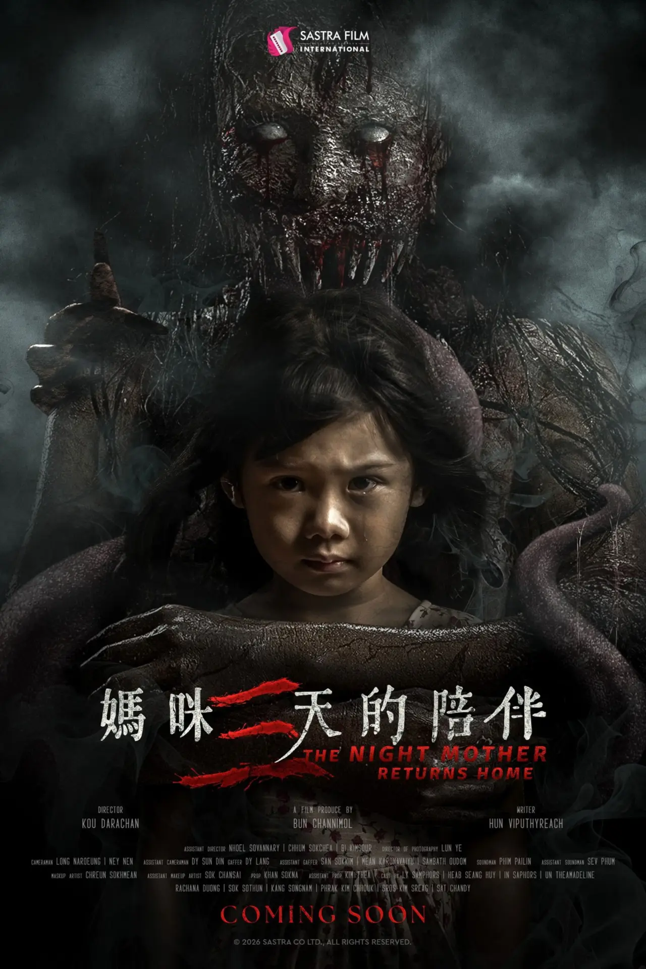 Movie poster "The Night Mother Returns Home"