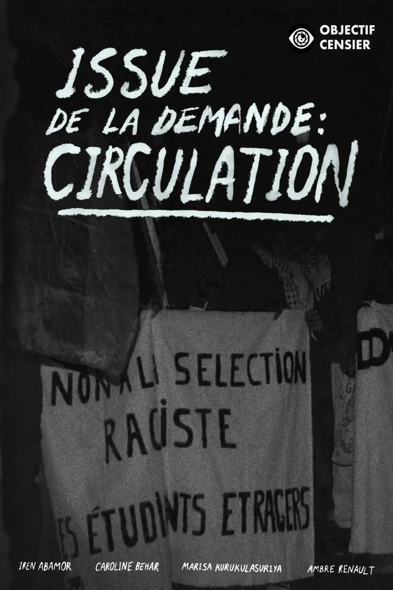 Movie poster "Issue de la demande : Circulation"