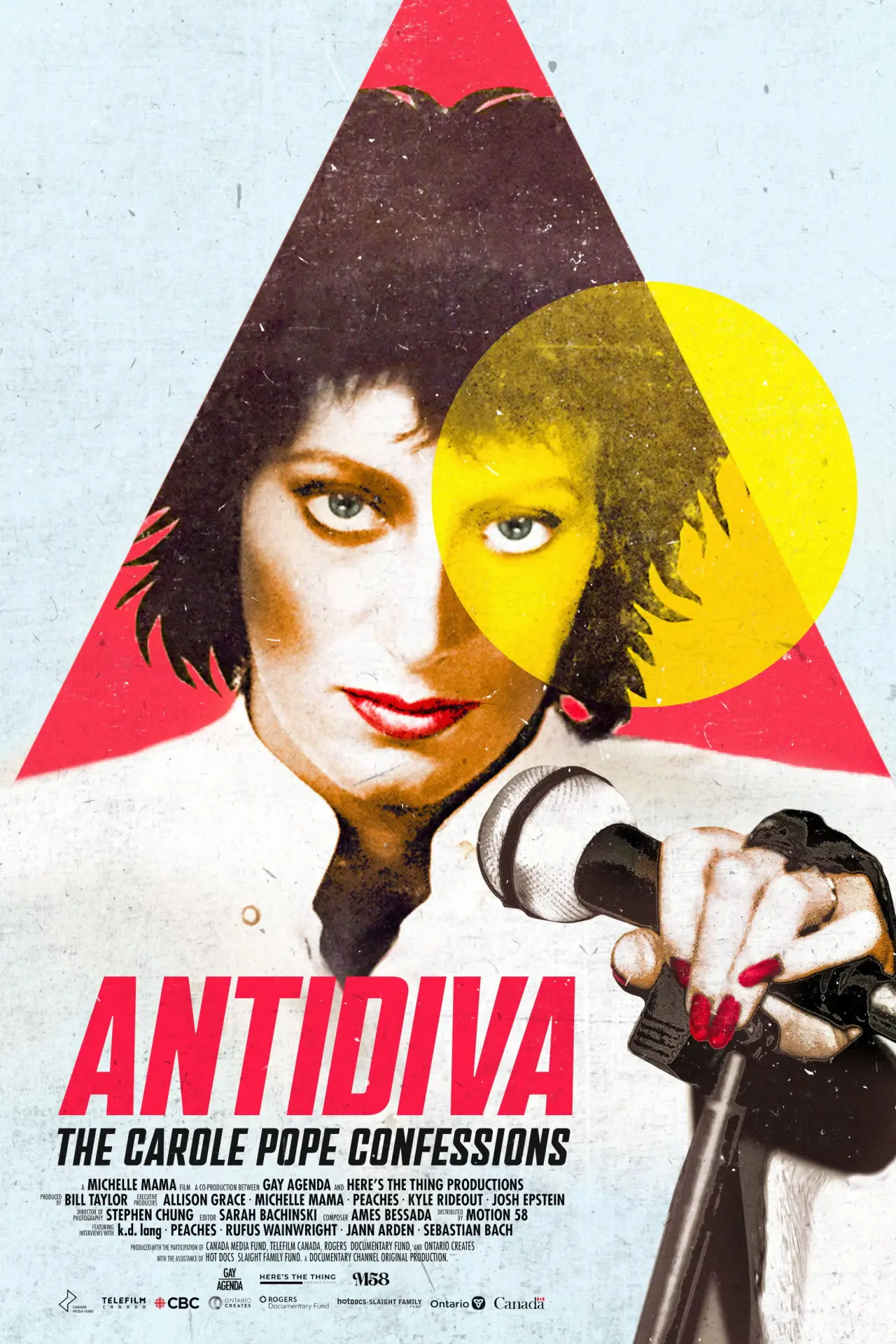 Movie poster "AntiDiva: The Carole Pope Confessions"