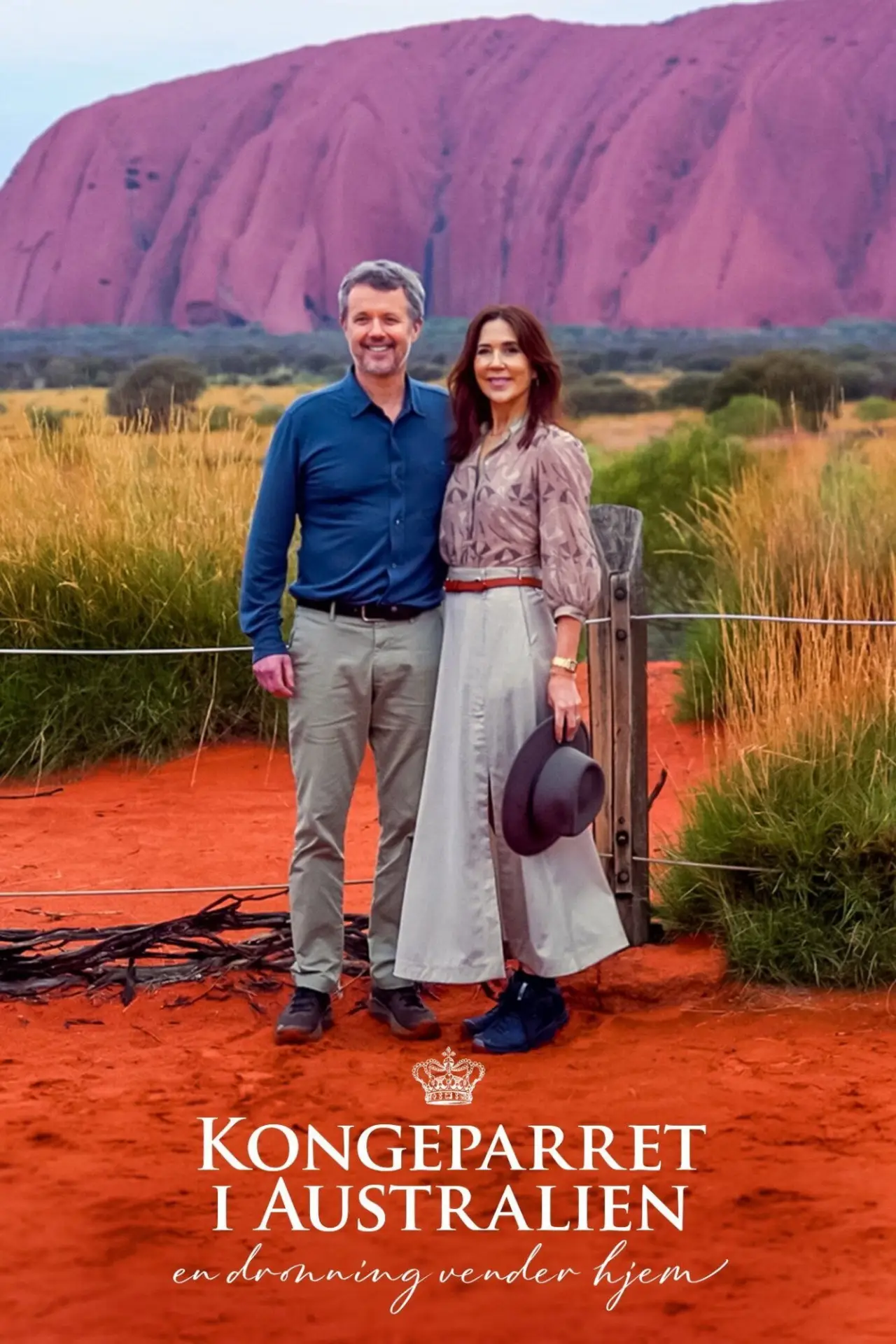 Movie poster "Kongeparret i Australien – en dronning vender hjem"