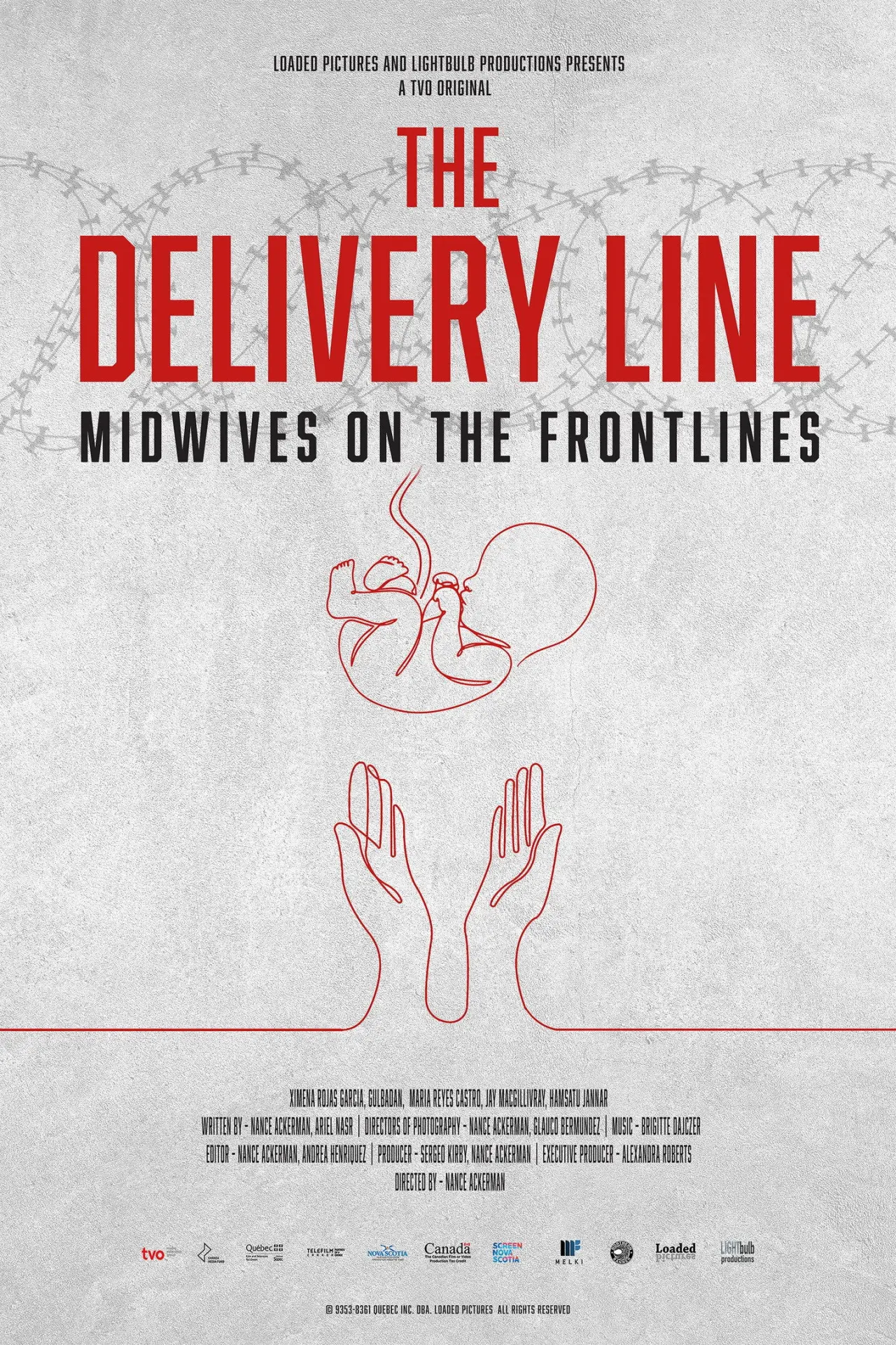 Movie poster "The Delivery Line"