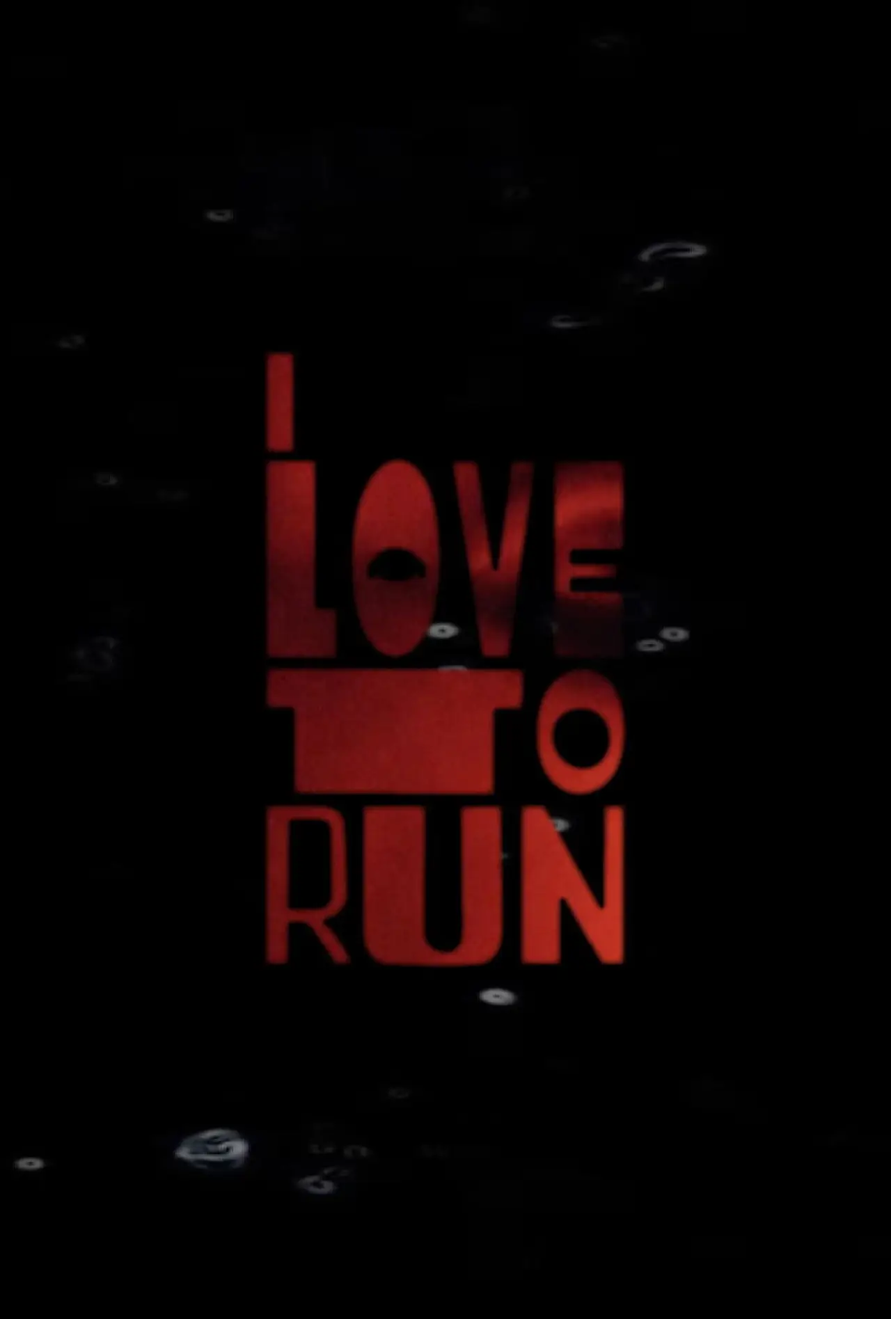 Movie poster "I LOVE TO RUN"