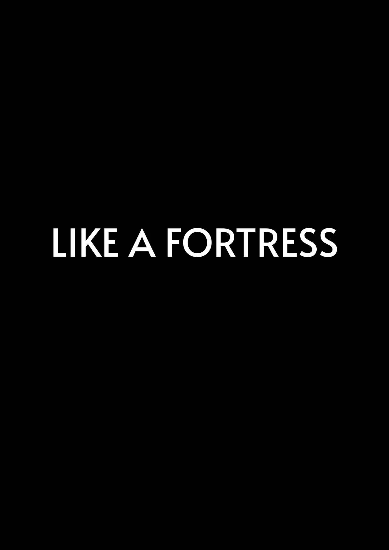Movie poster "Like a Fortress"
