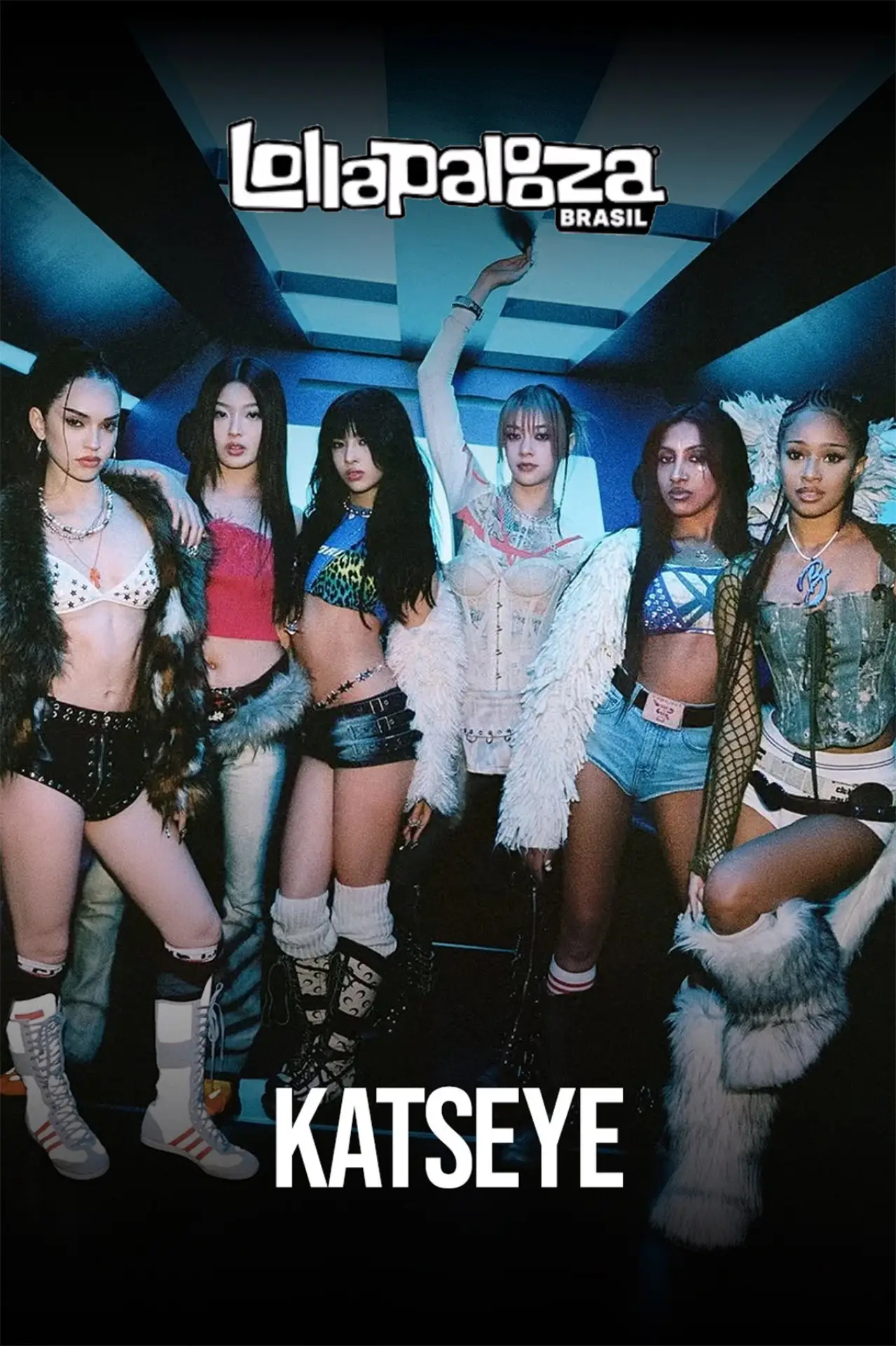 Movie poster "KATSEYE: Lollapalooza Brasil 2026"