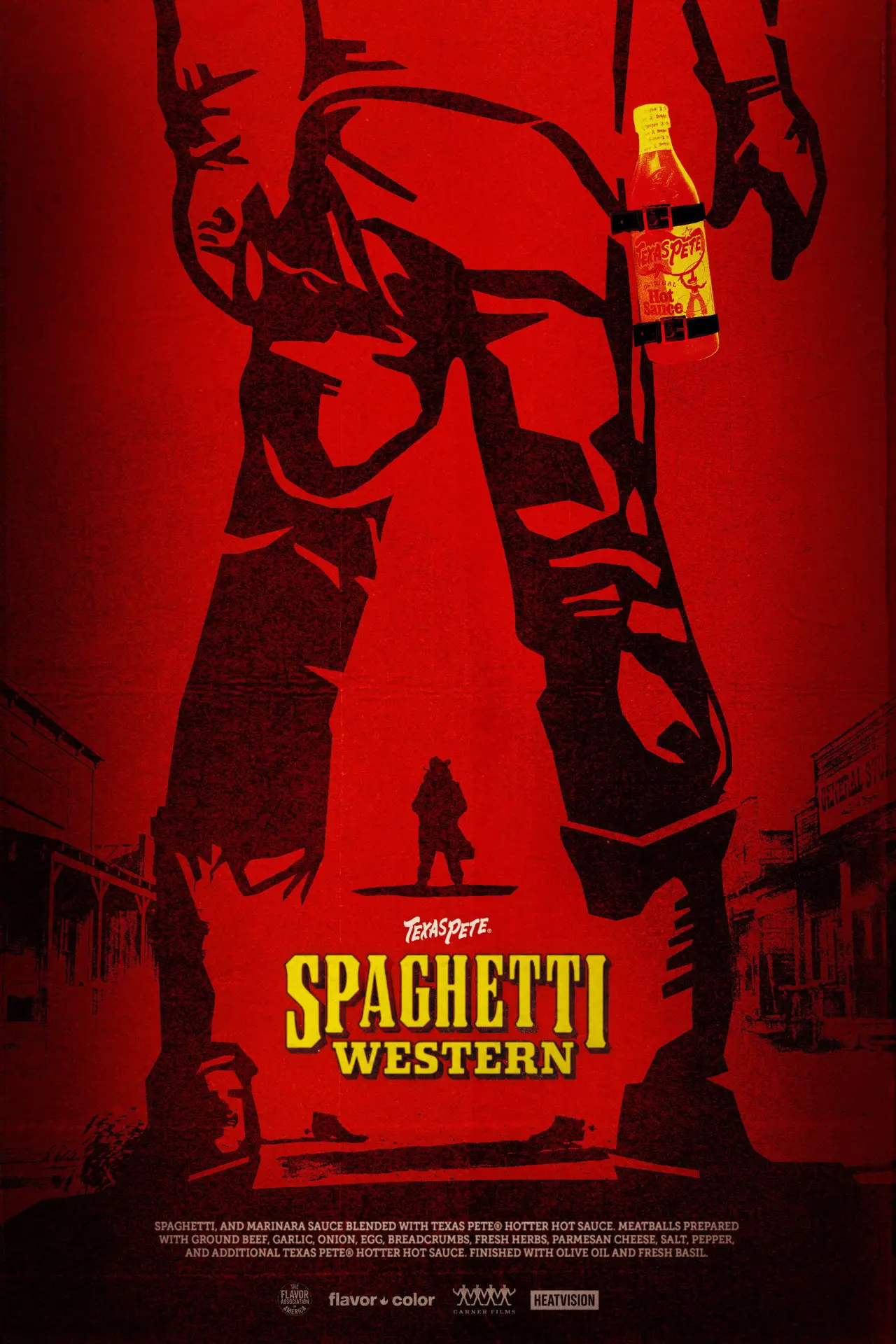 Movie poster "Texas Pete Spaghetti Western"