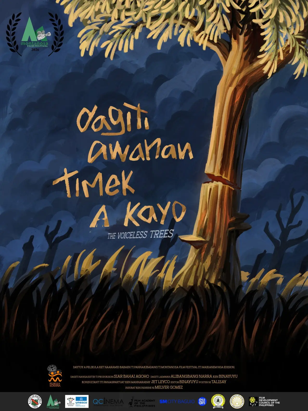 Movie poster "The Voiceless Trees"