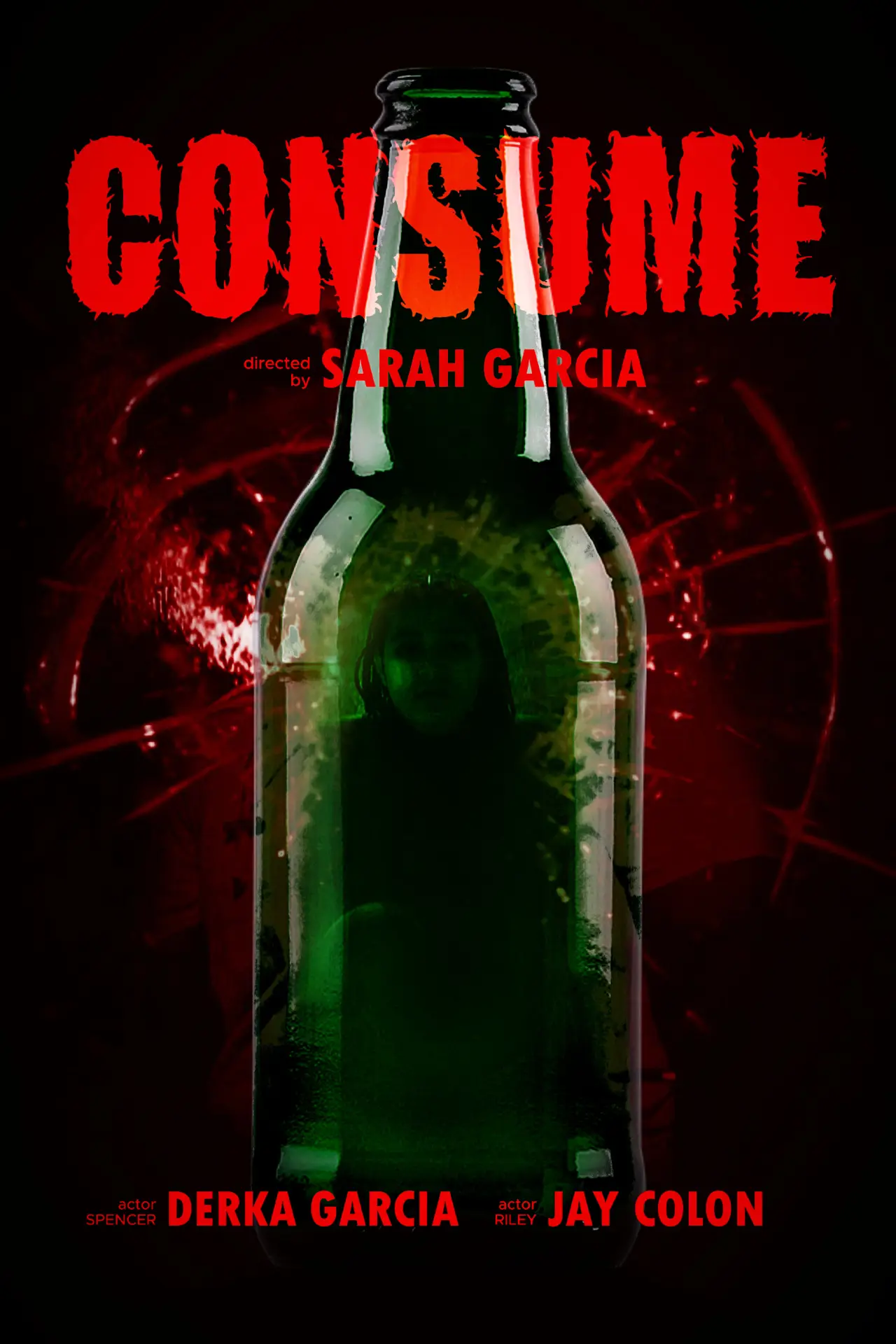 Movie poster "CONSUME"