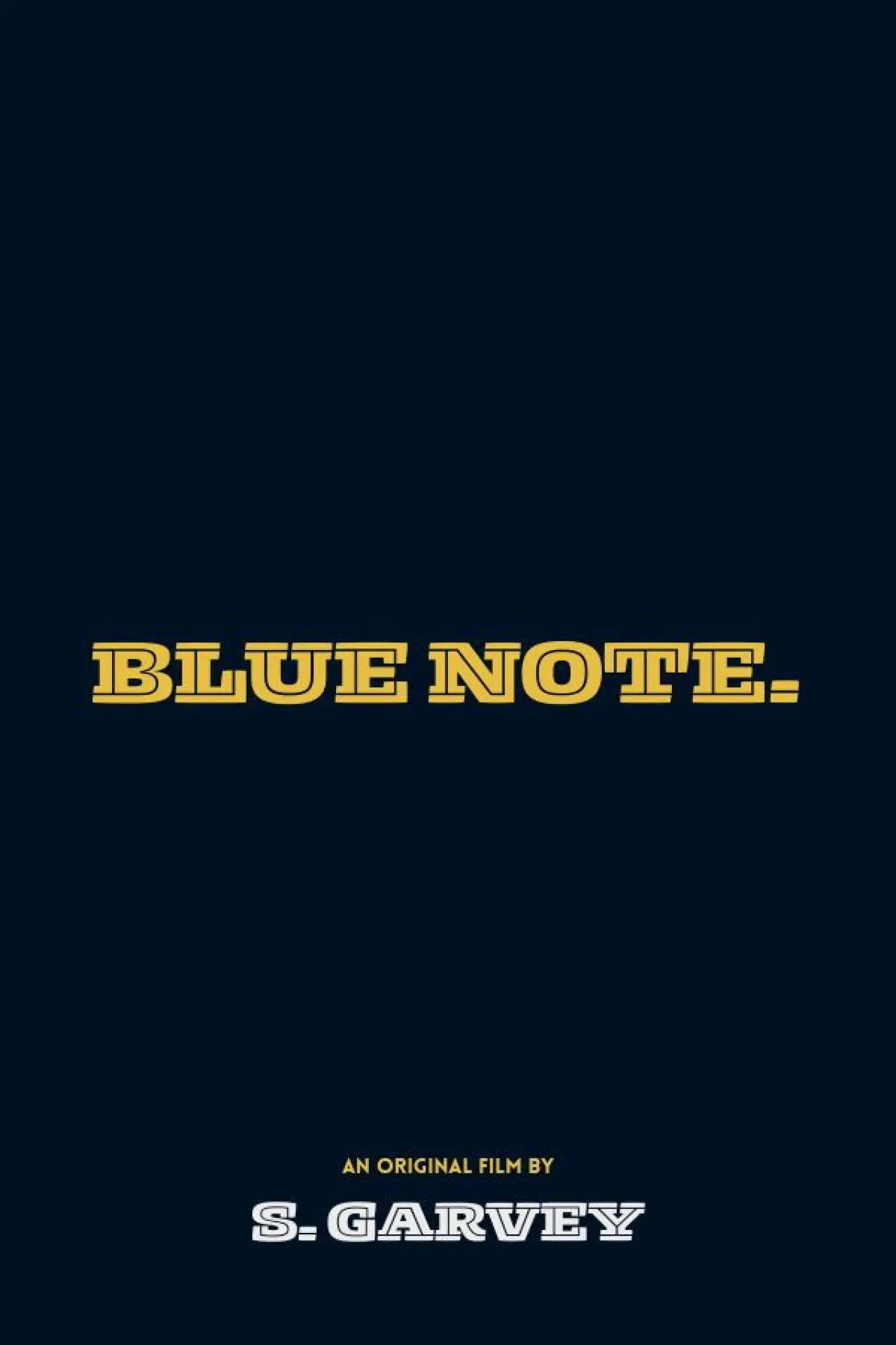 Movie poster "Blue Note"