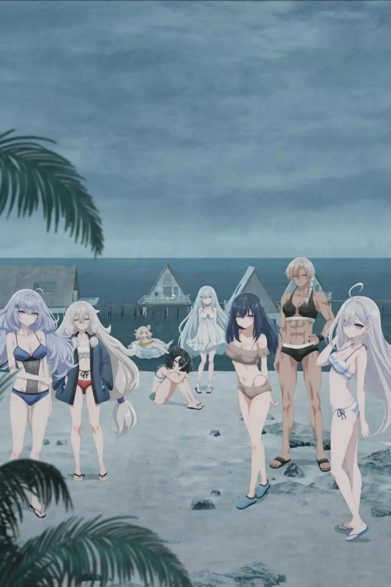 Movie poster "SHIBOYUGI: Playing Death Games to Put Food on the Table - 44: CLOUDY BEACH"