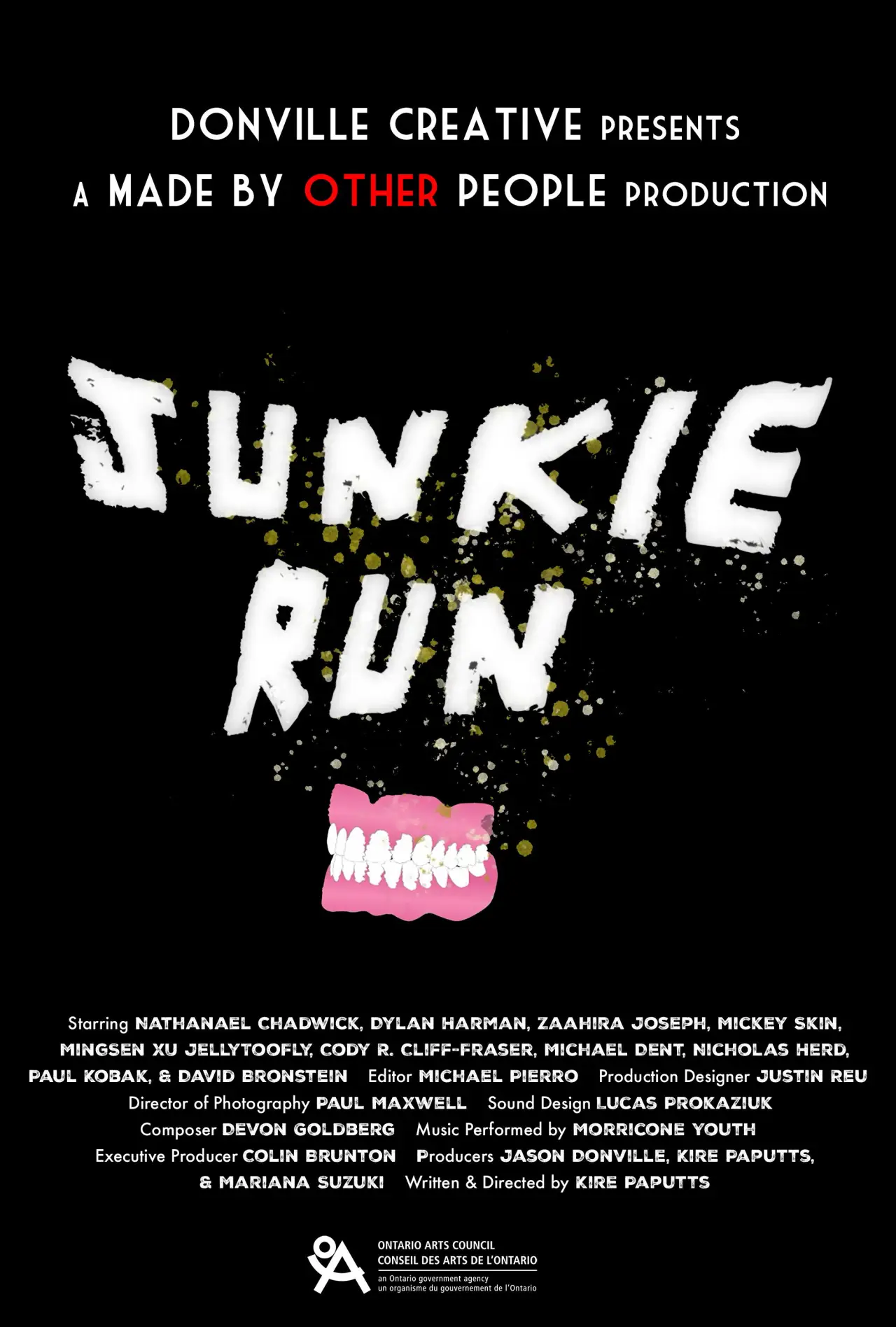 Movie poster "Junkie Run"