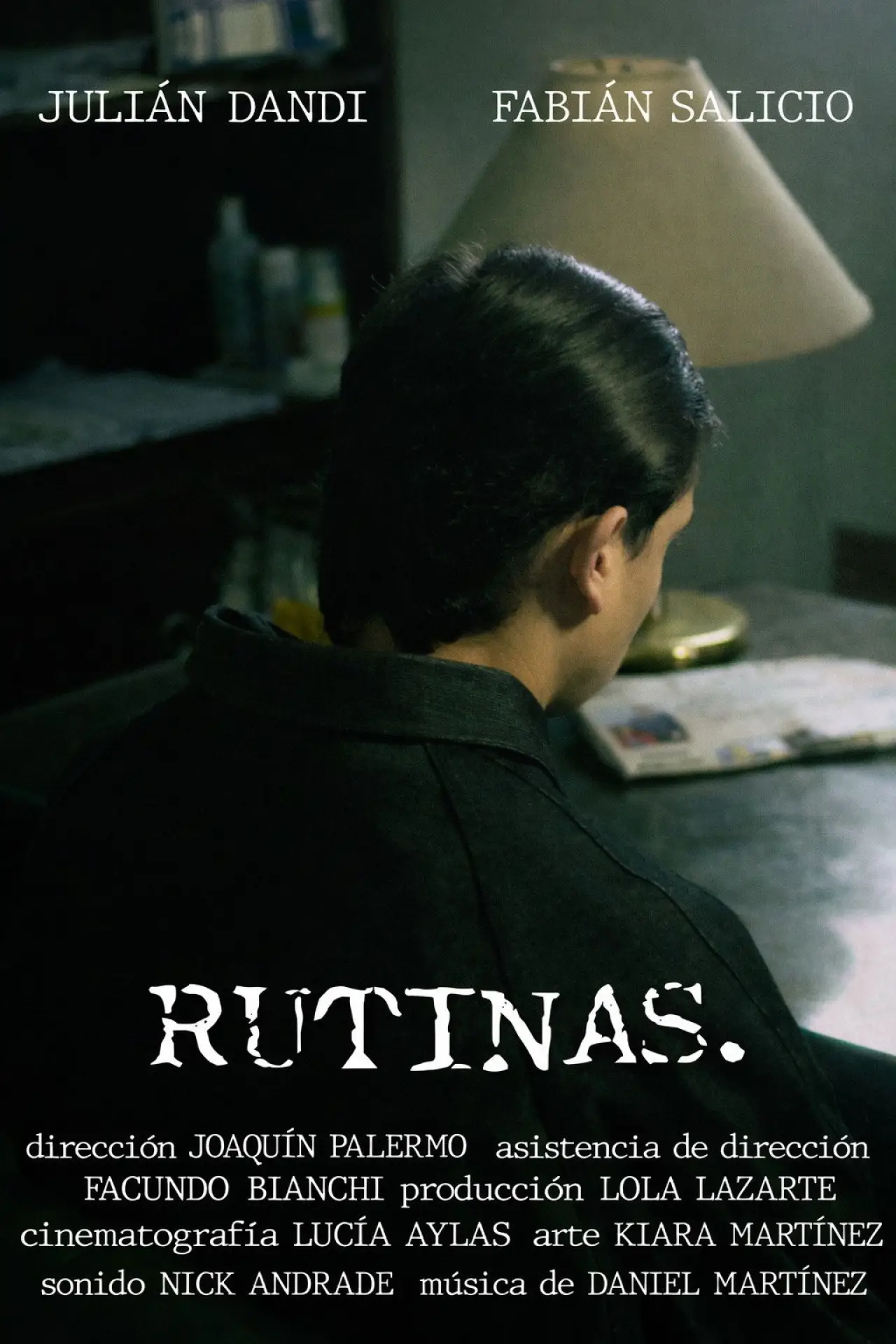 Movie poster "RUTINAS."