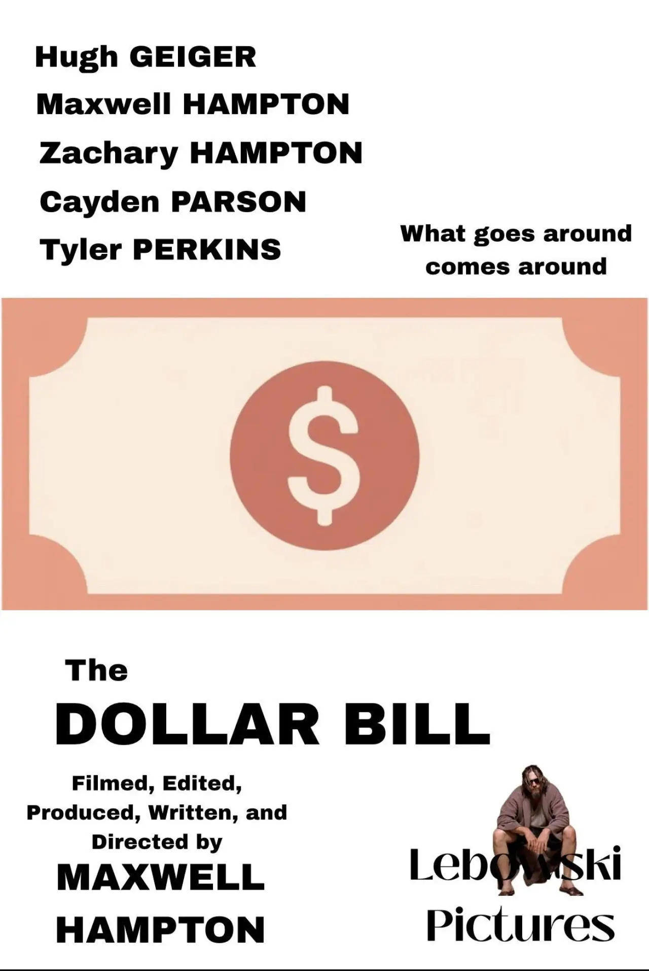 Movie poster "The Dollar Bill"