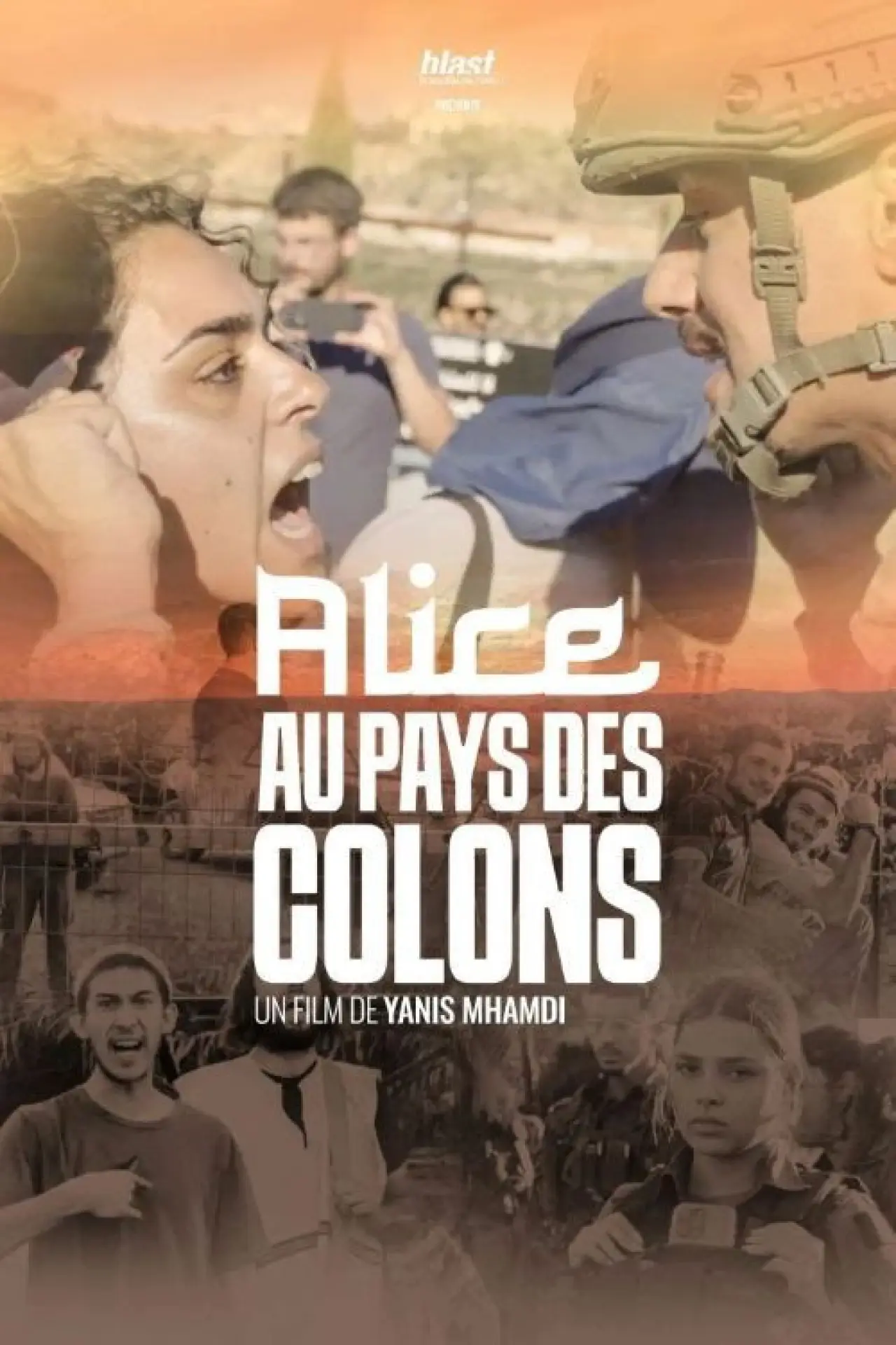 Movie poster "Alice au pays des colons"