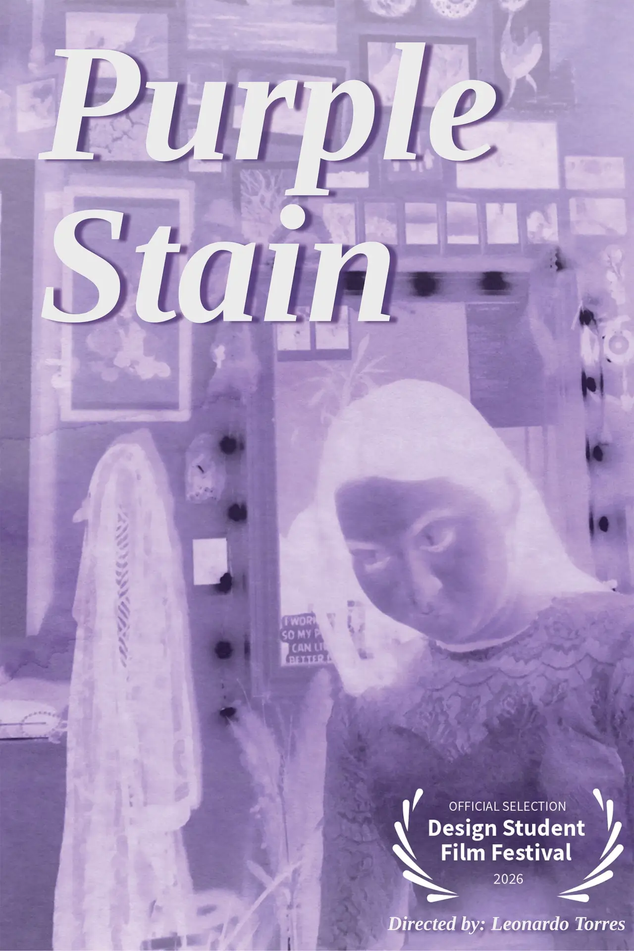 Movie poster "Purple Stain"