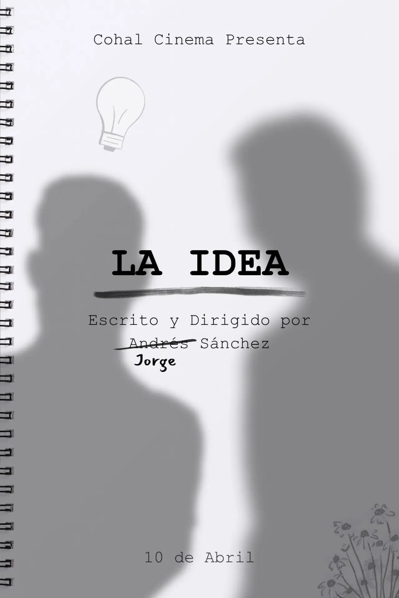 Movie poster "The Idea"