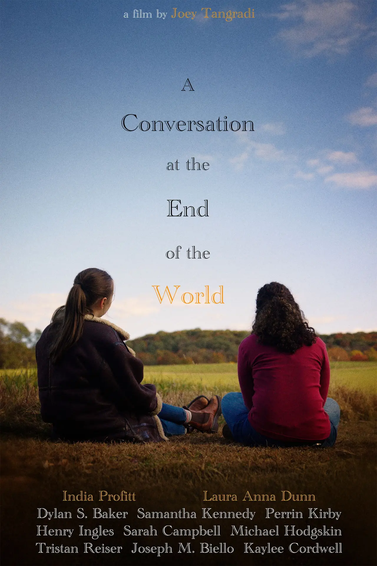 Movie poster "A Conversation at the End of the World"