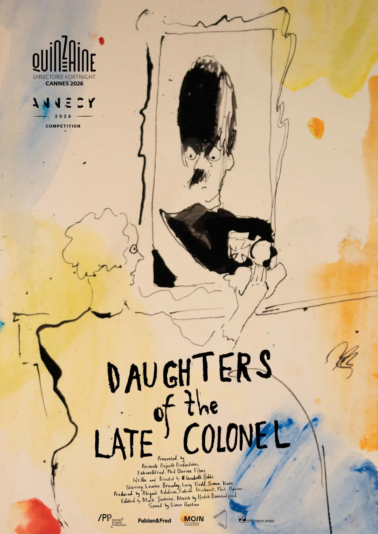 Movie poster "Daughters of the Late Colonel"