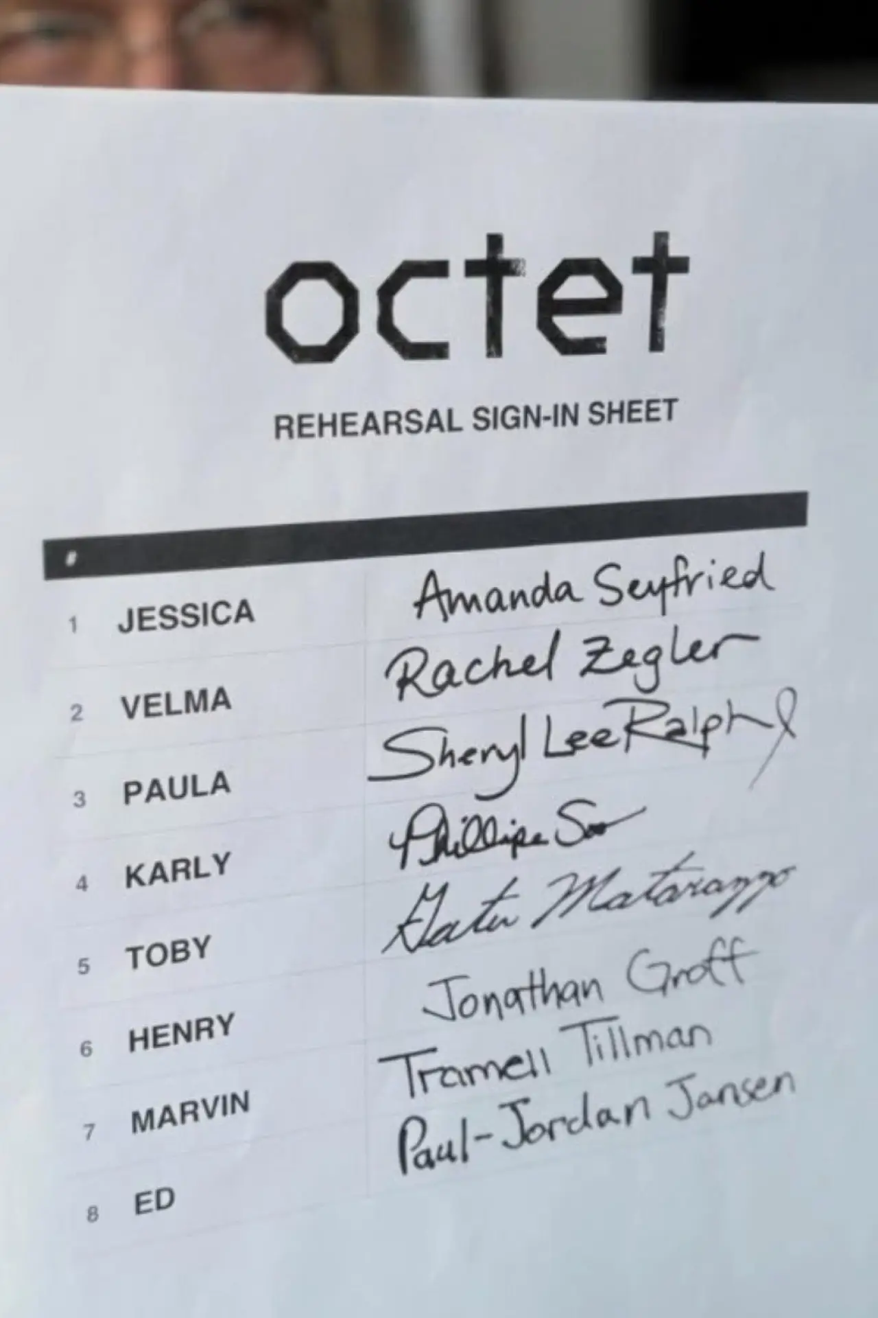 Movie poster "Octet"