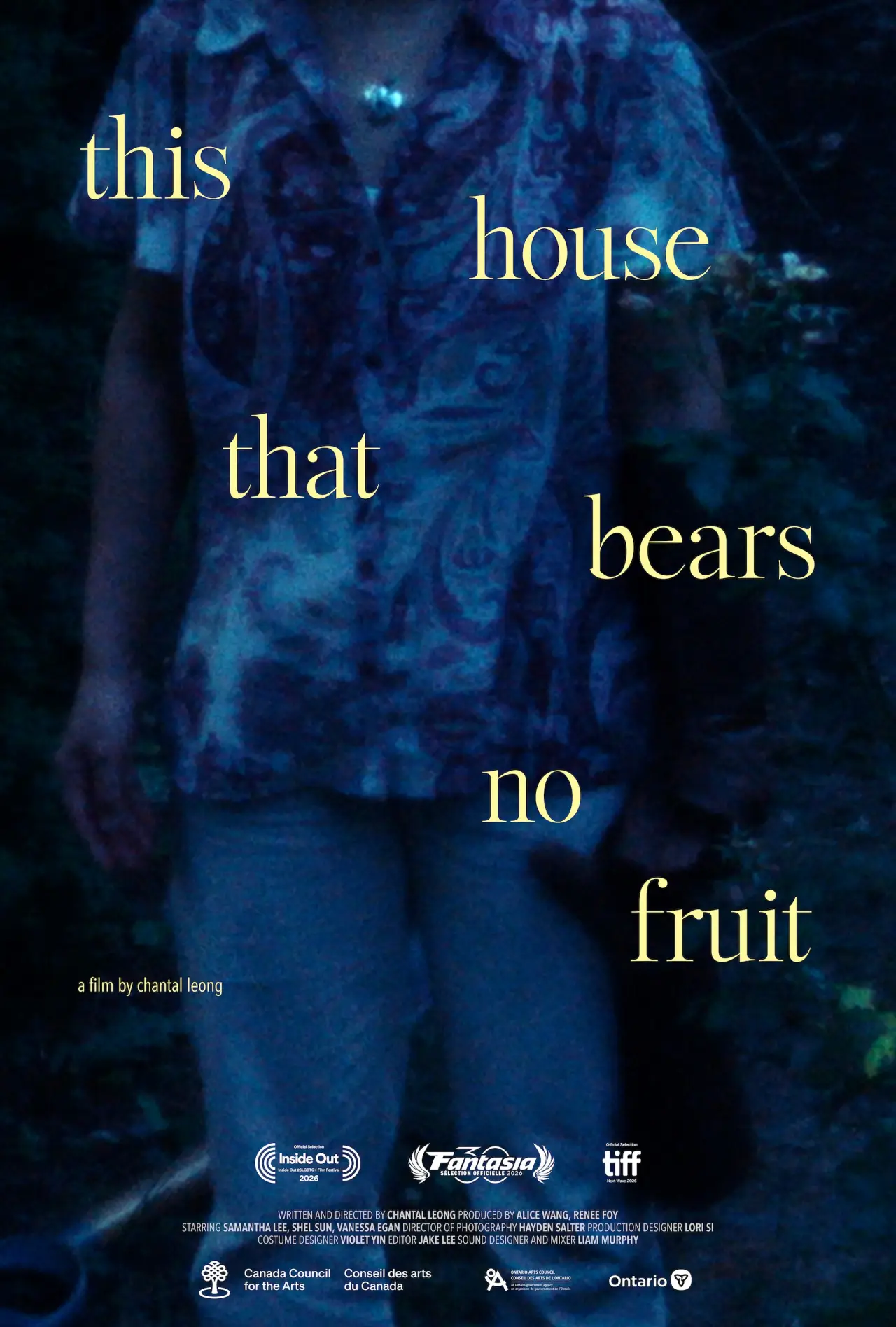 Movie poster "This House That Bears No Fruit"