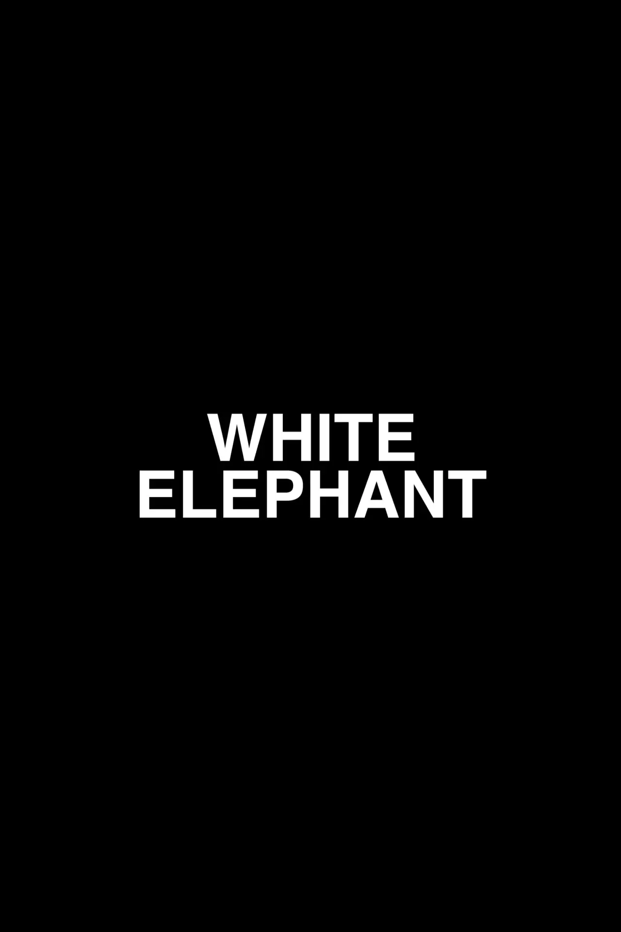 Movie poster "White Elephant"