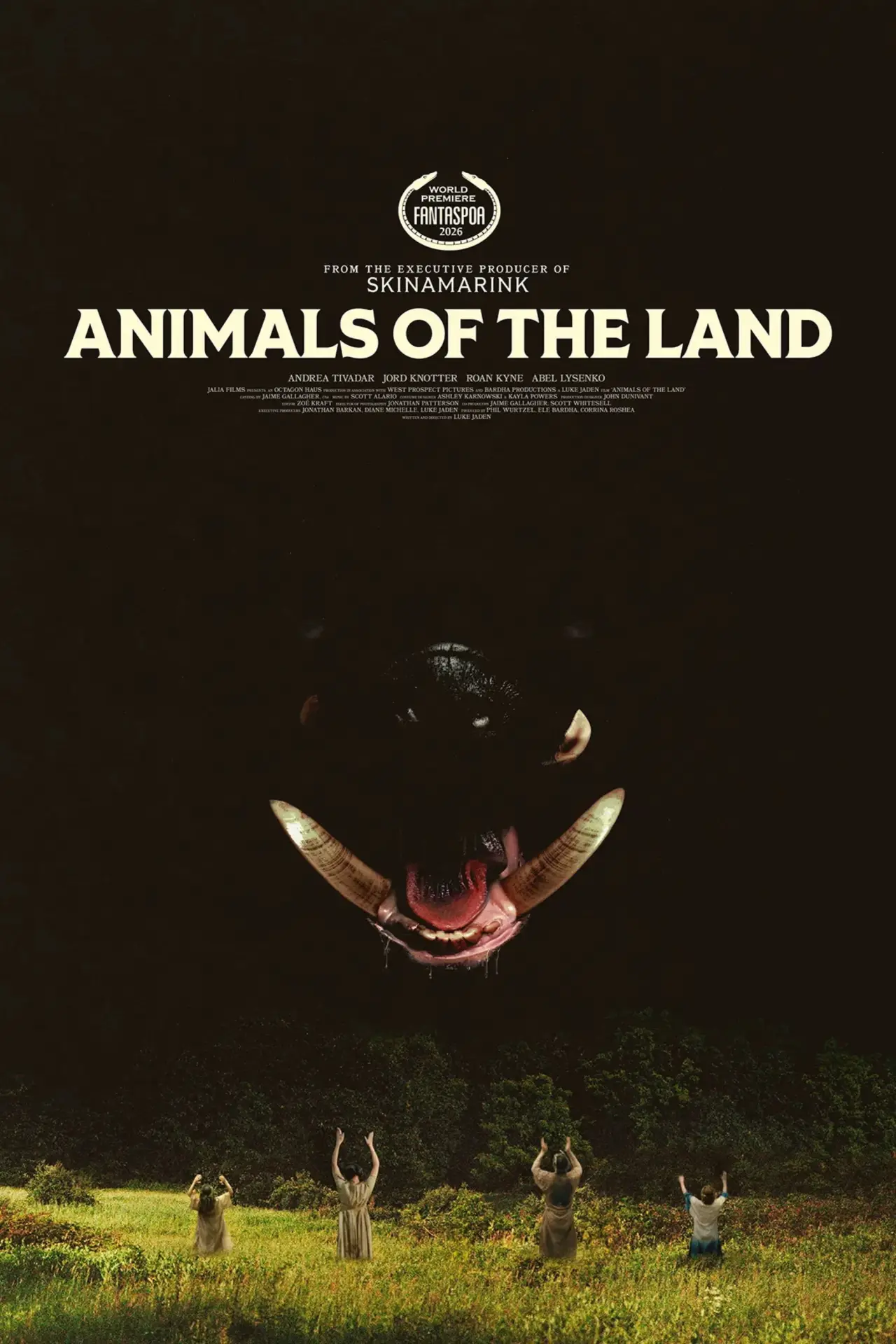 Movie poster "Animals of the Land"