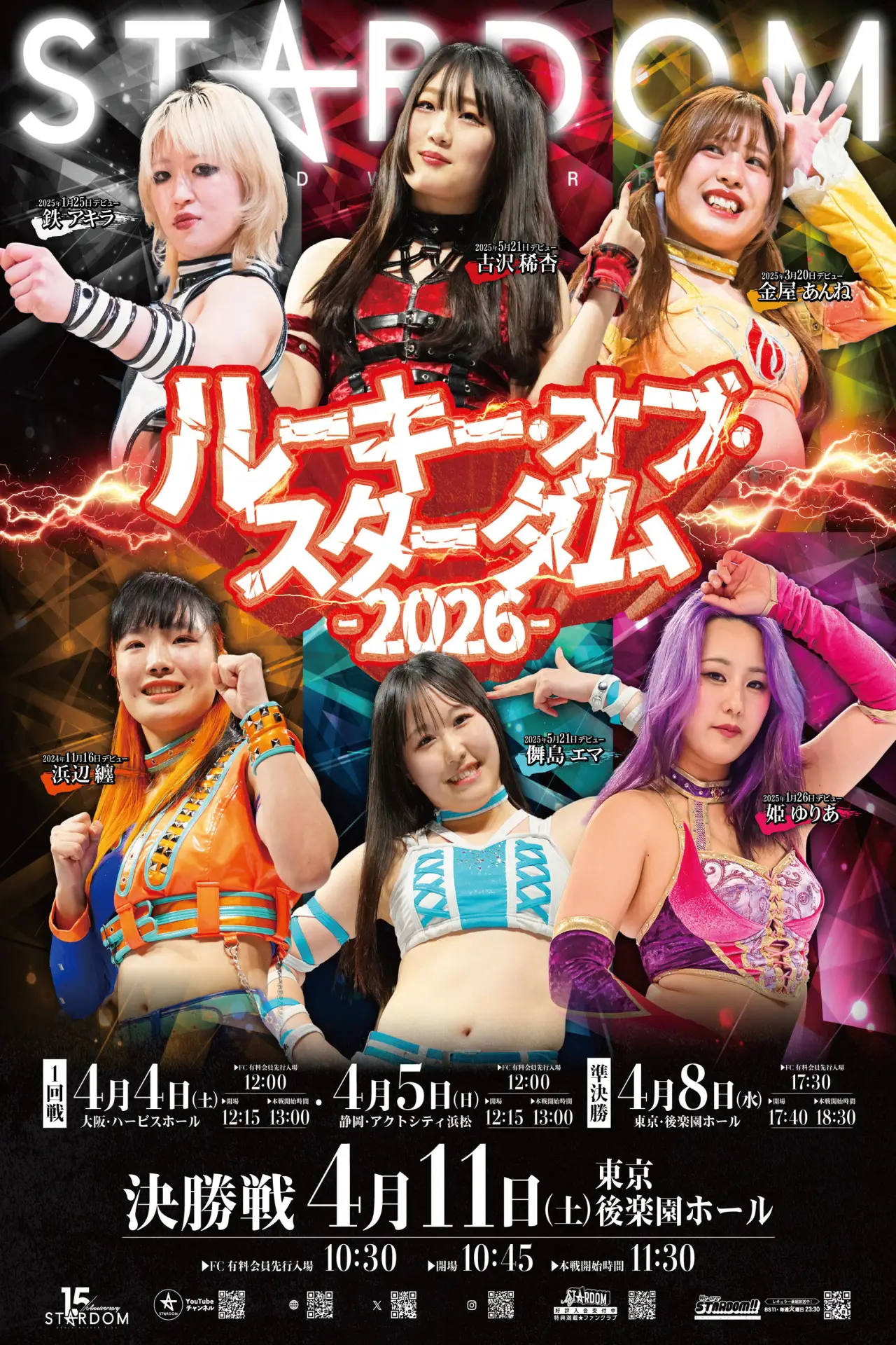Movie poster "Stardom in Hamamatsu 2026 Apr."