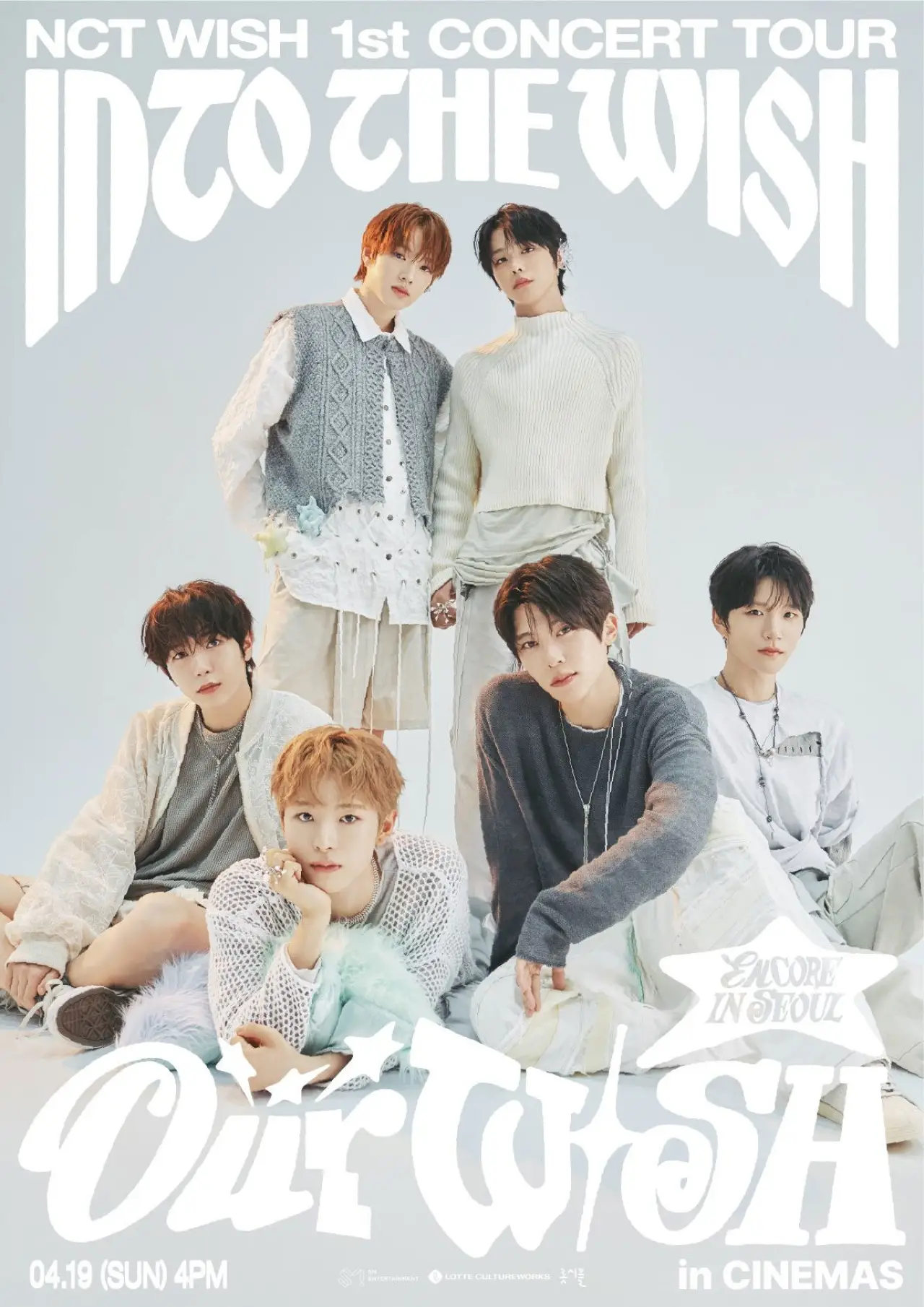 Movie poster "2026 NCT WISH 1st CONCERT TOUR ‘INTO THE WISH : Our WISH’ ENCORE IN SEOUL in CINEMAS"