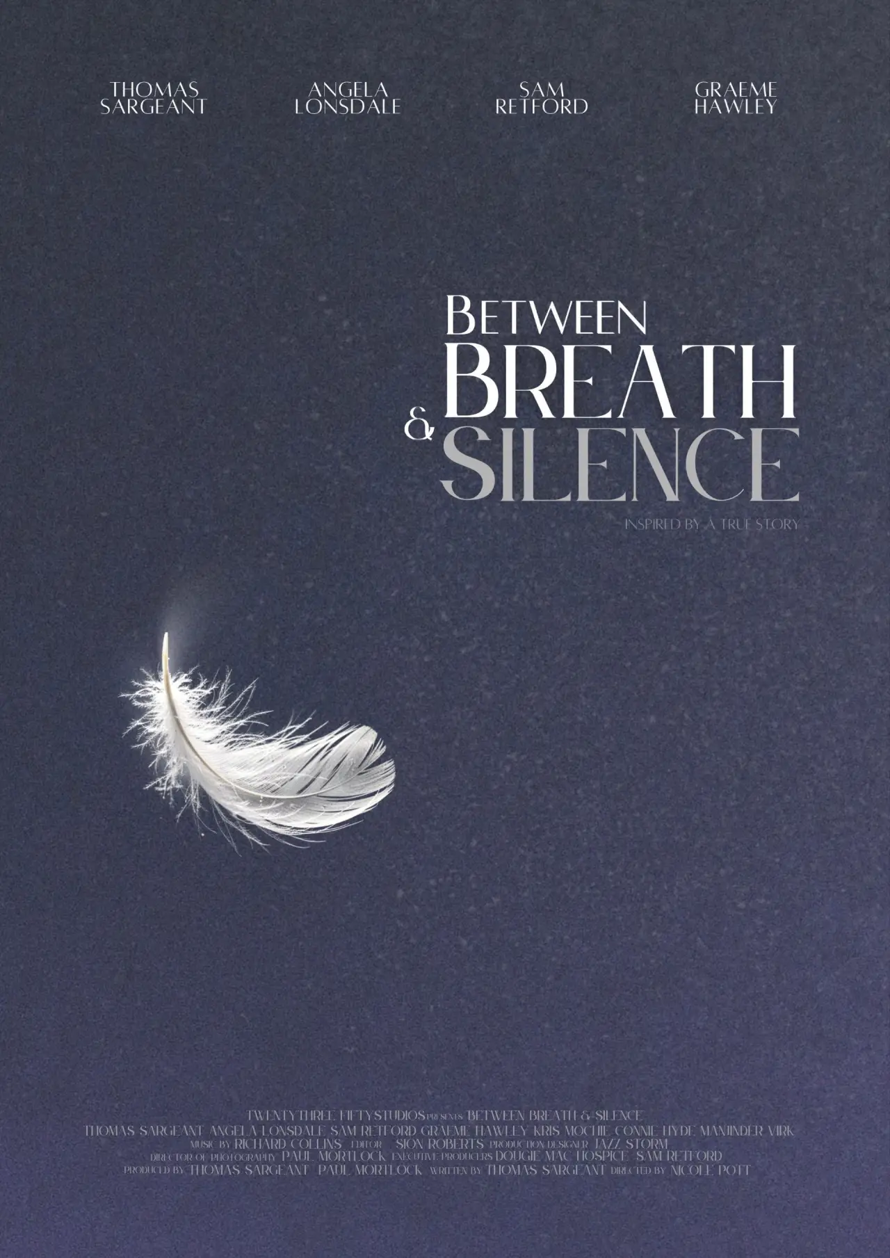 Movie poster "Between Breath & Silence"