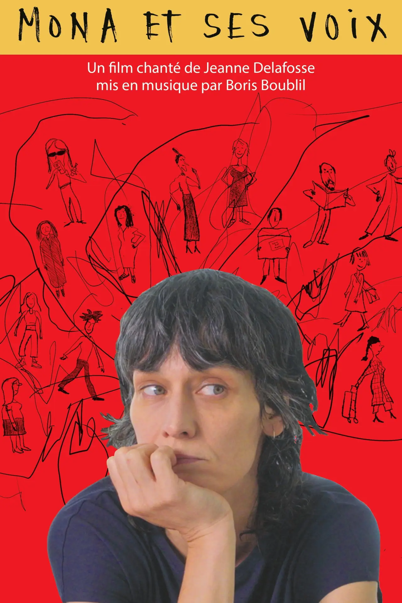 Movie poster "Mona et ses voix"