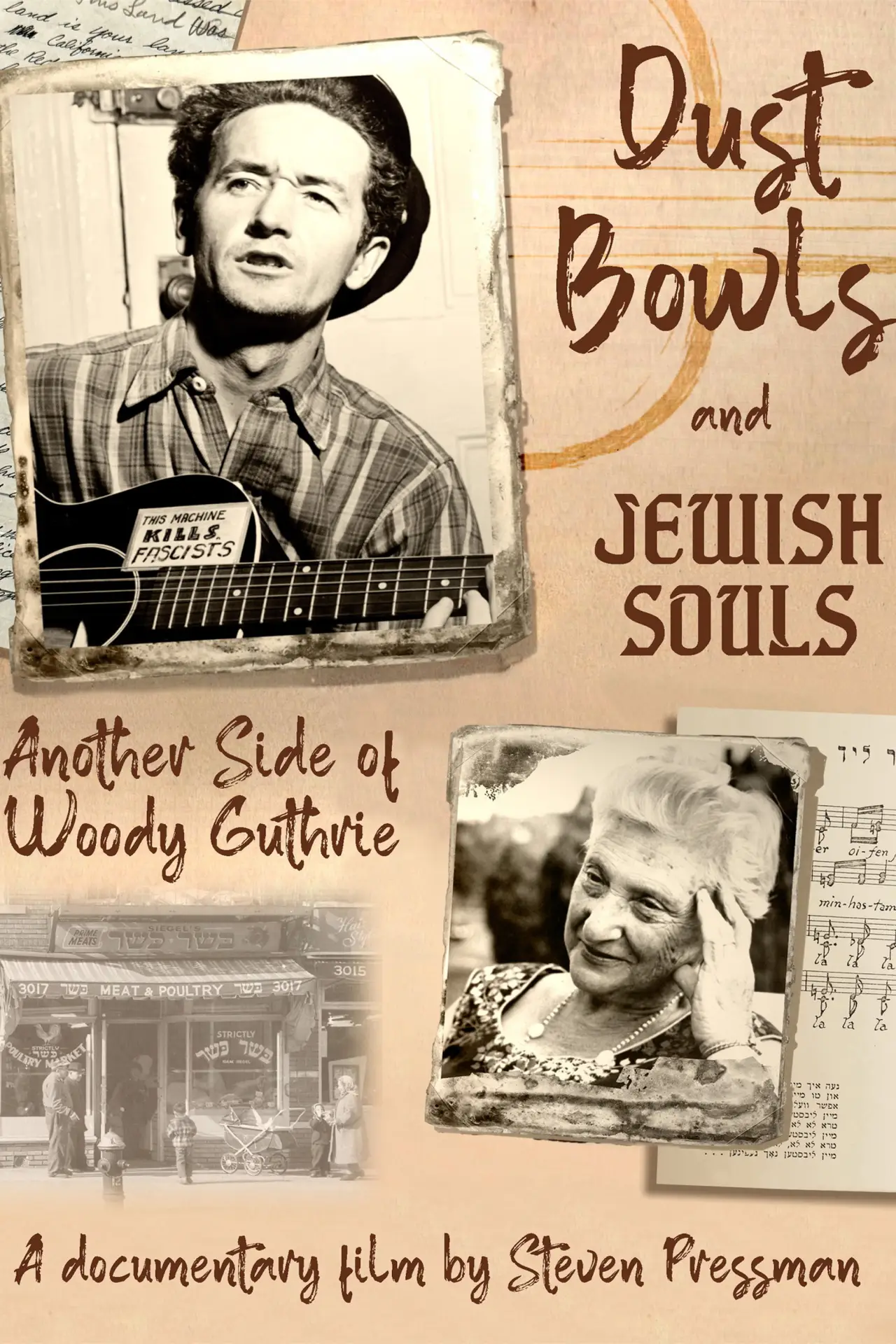 Movie poster "Dust Bowls and Jewish Souls: Another Side of Woody Guthrie"